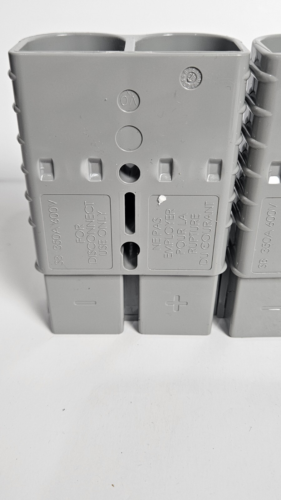 (2)-Anderson Power Products SB350 600V FOR DISCONNECT USE ONLY