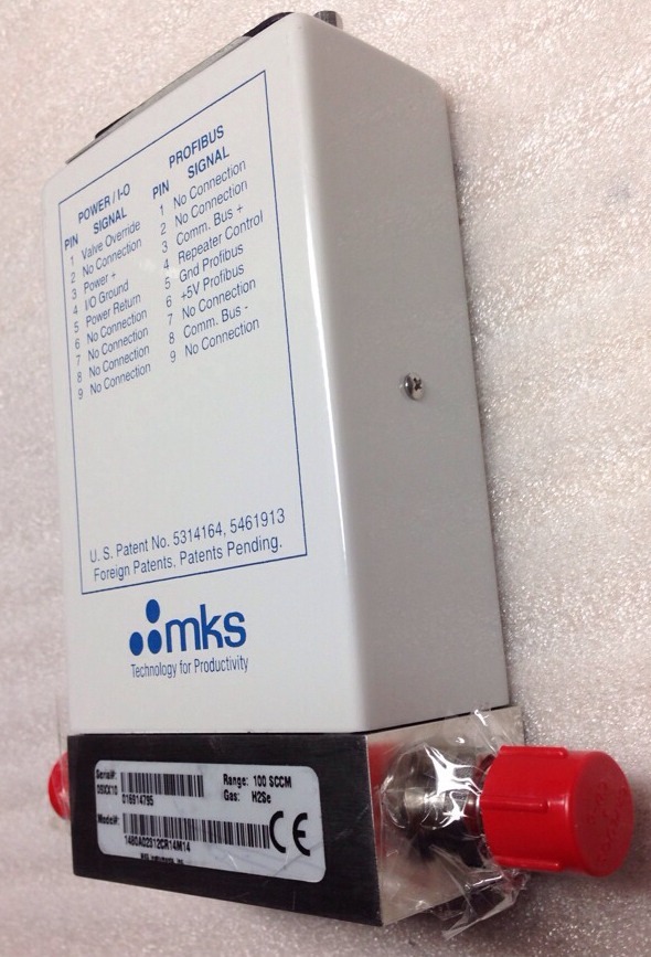 MKS Mass Flow Controller 1480A02312CR14M14, H2Se, 100 SCCM, ShipSameDay#1619A26