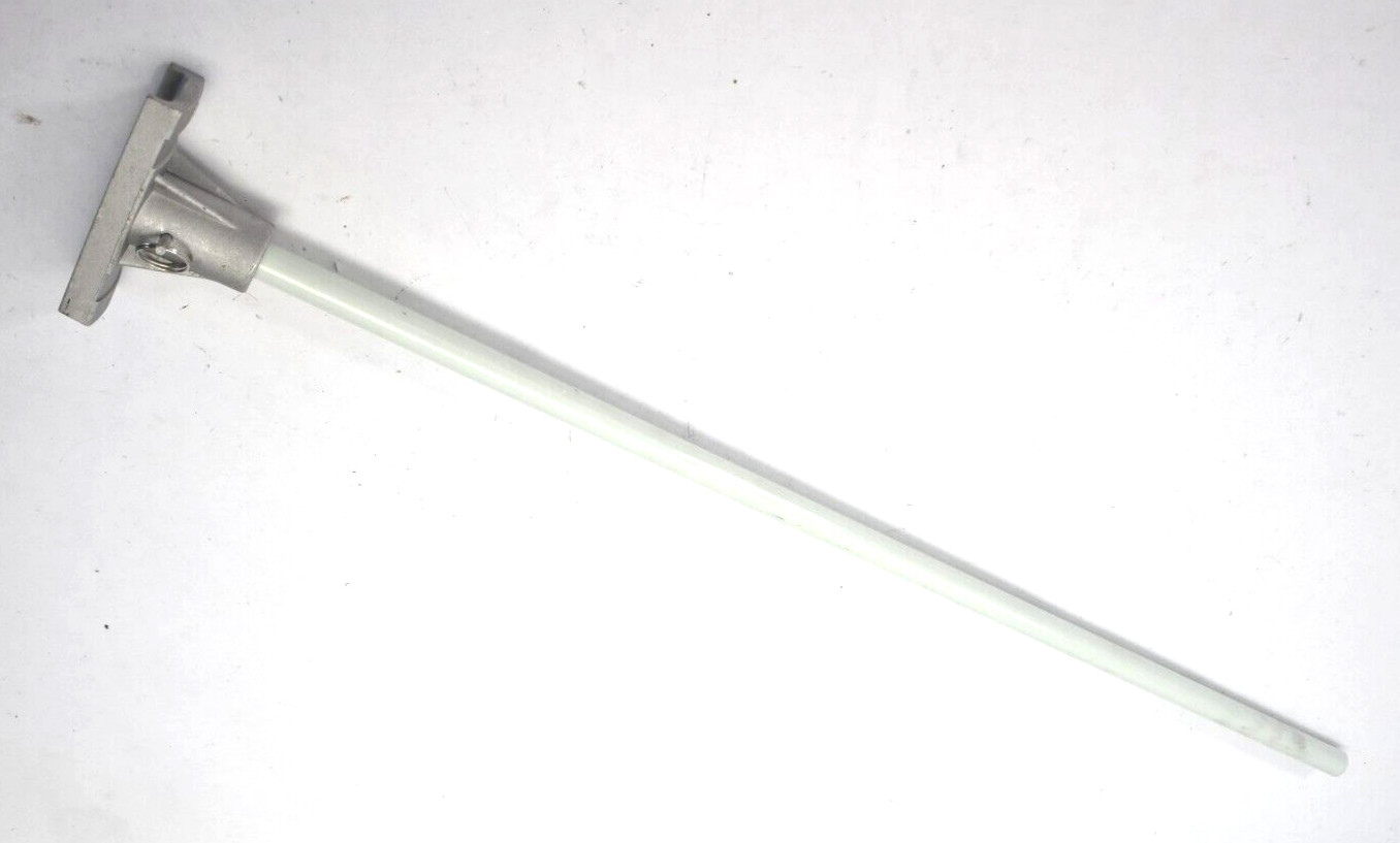 27″ White Hanger w Metal 5″ Bracket PLBKT102 MISSING CAP