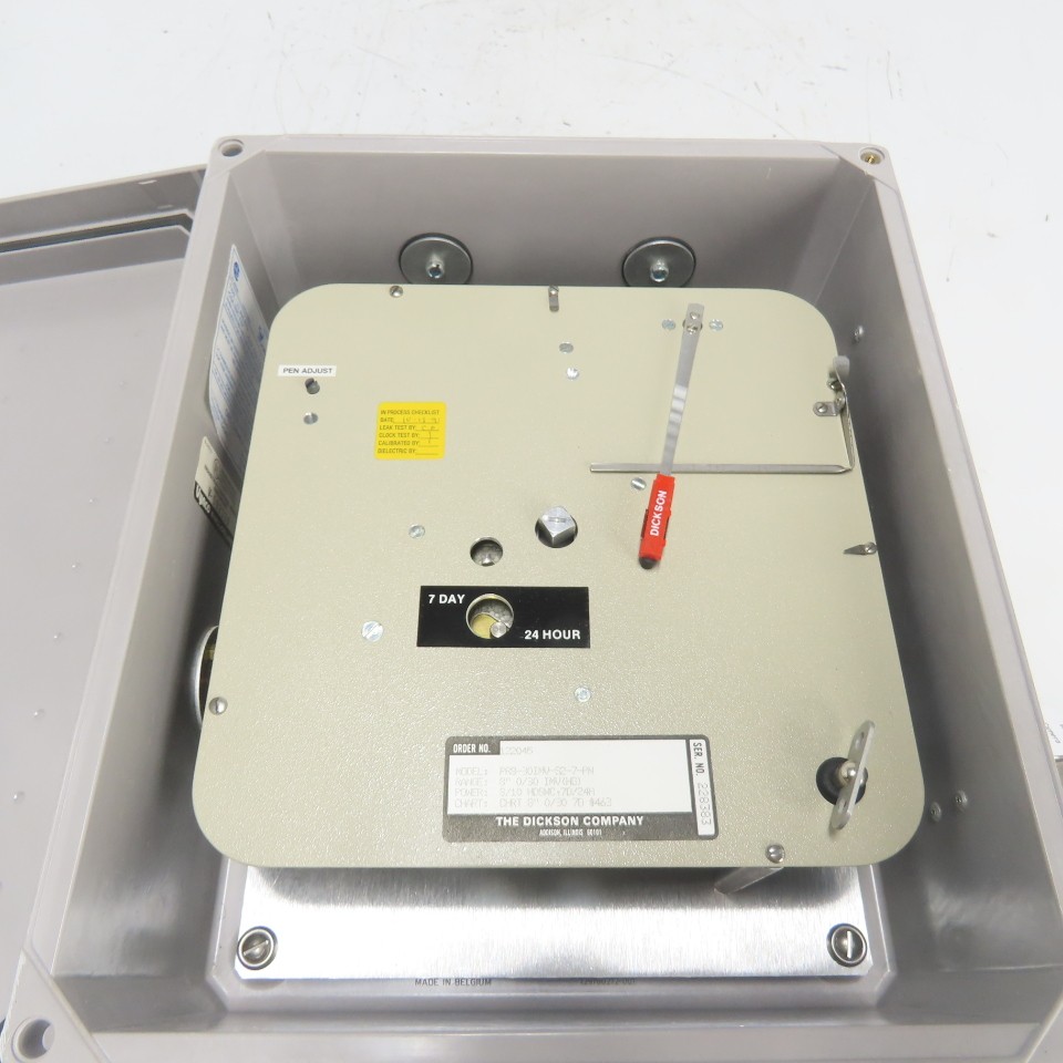 The Dickson PR8-30IMV-S2-7-PN 8″ 0/30 IMV(HG) Chart Recorder 8/10 HDSWC 7D/24H