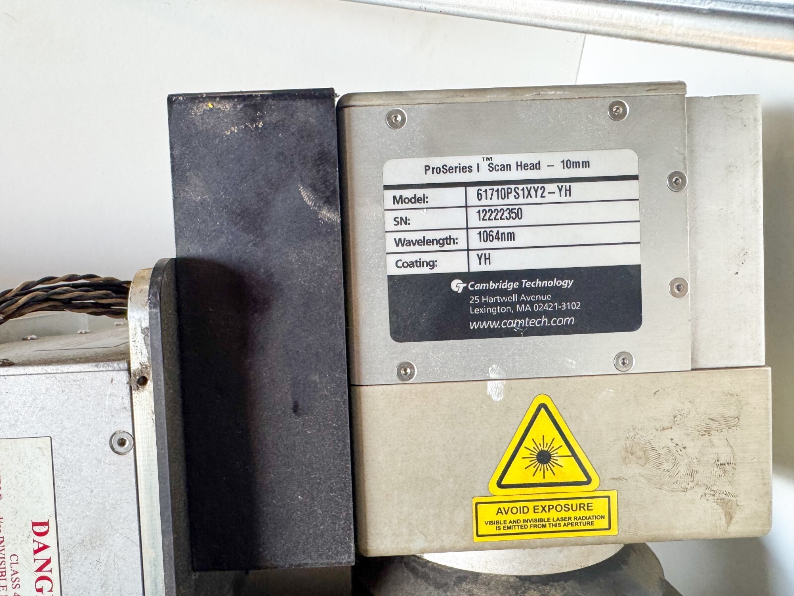 TELESIS XP1C CONTROLLER W/ PROSERIES I SCAN HEAD LASER PARTS and REPAIR