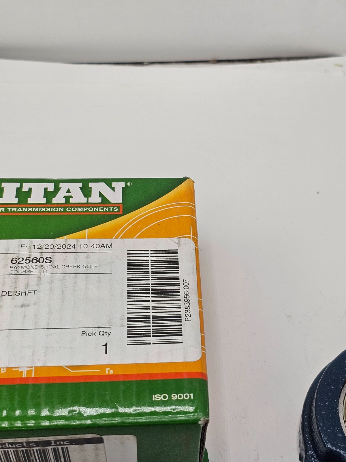 R&R Products Bearing Flanged Blade Shaft R01-100-0260 Tritan SB205-16