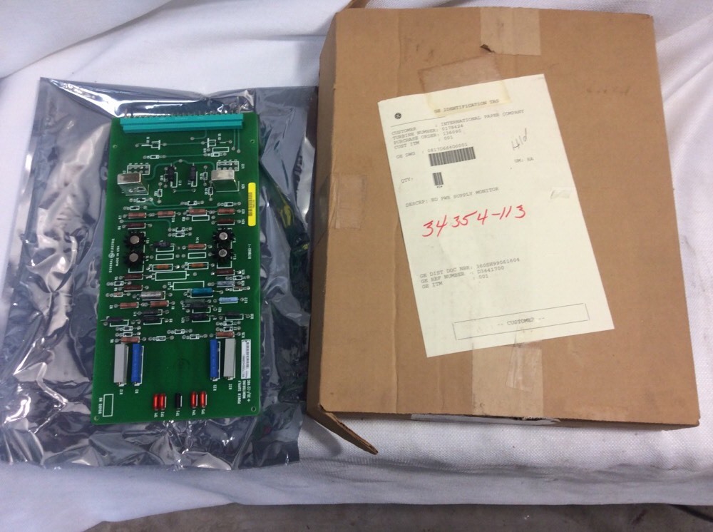 GENERAL ELECTRIC 0817D664G0001 PC BOARD CIRCUIT BOARD