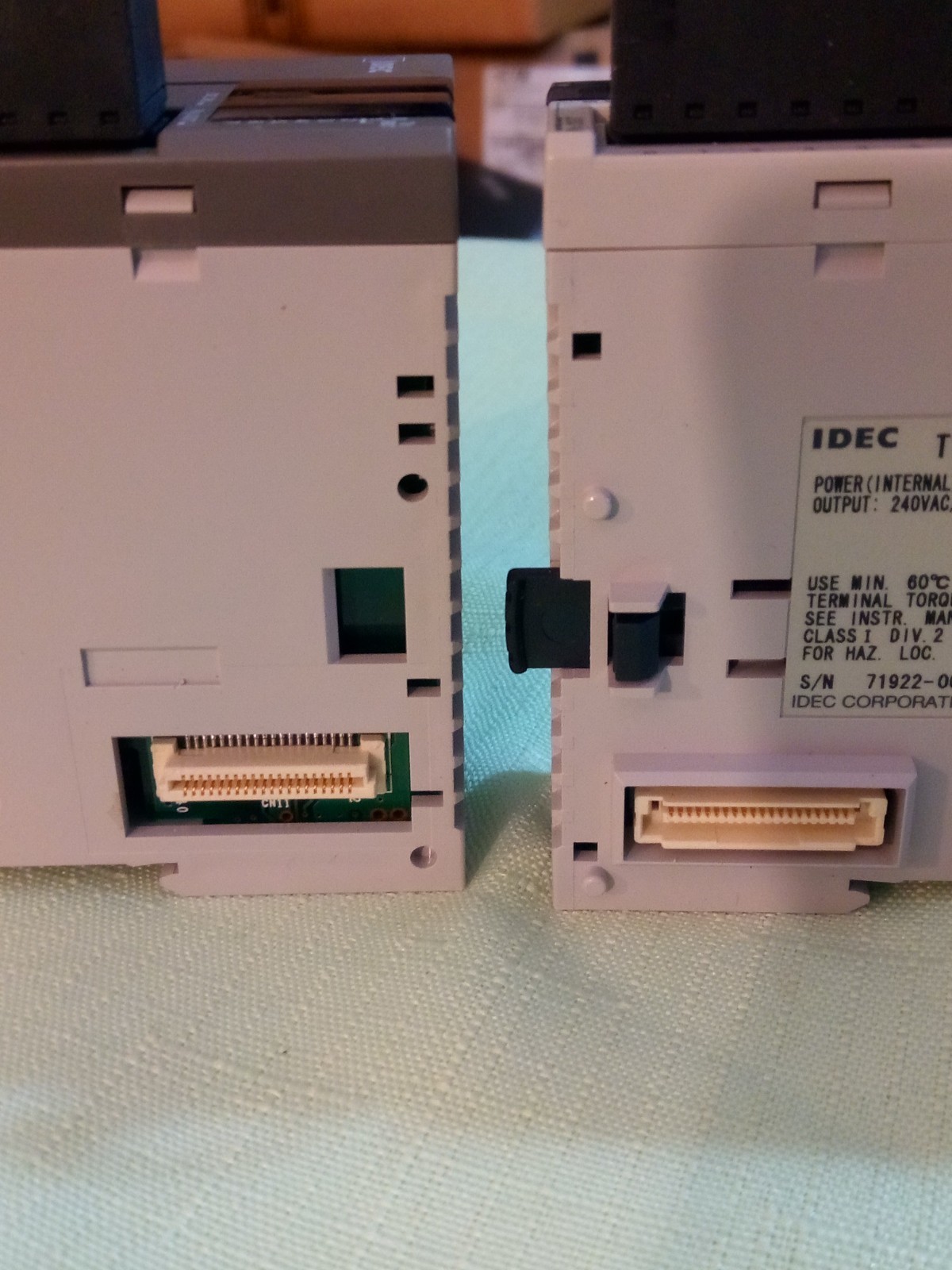 IDEC MICROSMART PENTRA FC5A-D16RS1 PLC 16I/O CPU Relay WITH IDEC FC4A-R161