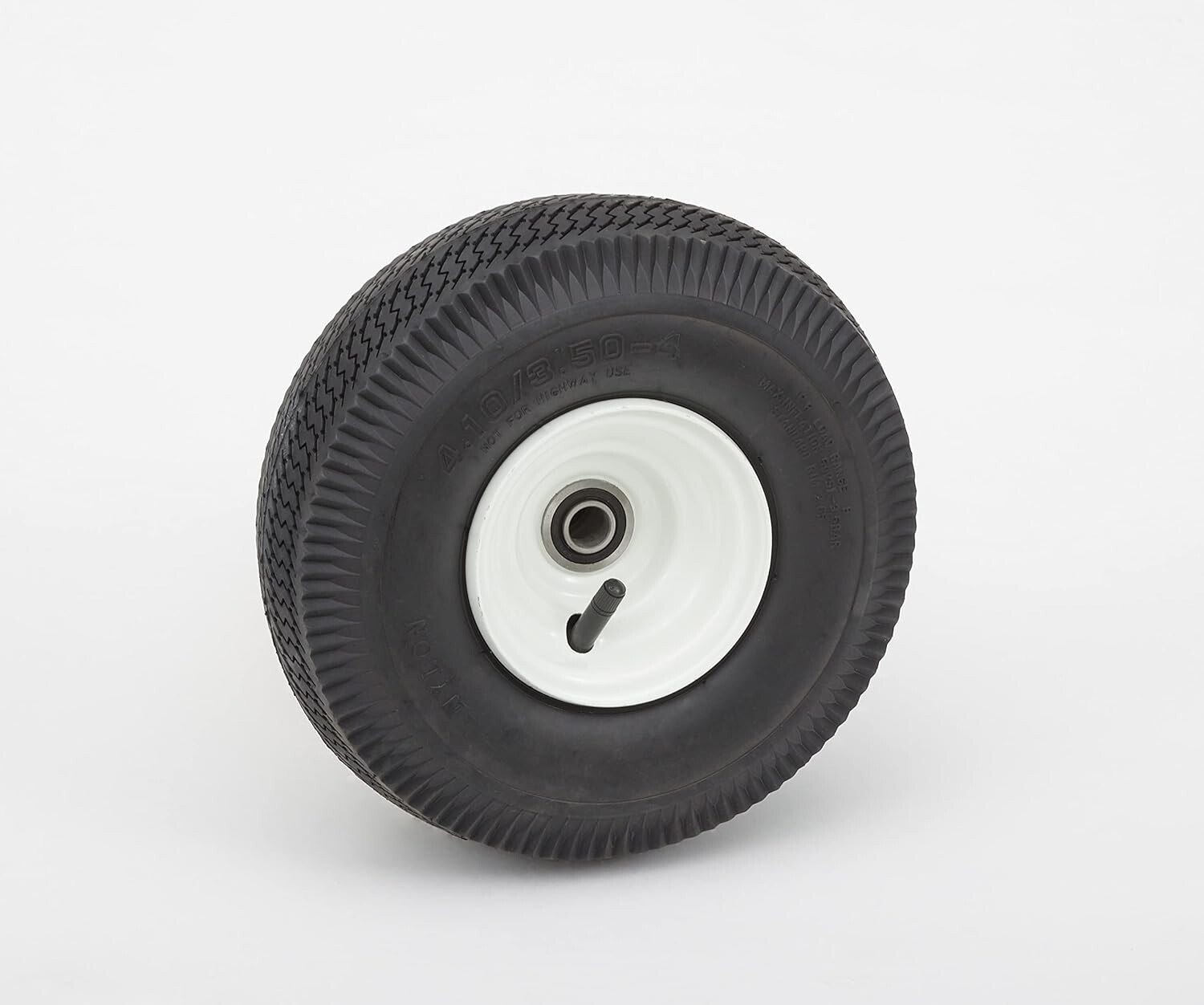 10″ Air-Filled Tire | 4.10/3.50-4 Pneumatic Wagon And Truck Wheel | Offset Hub