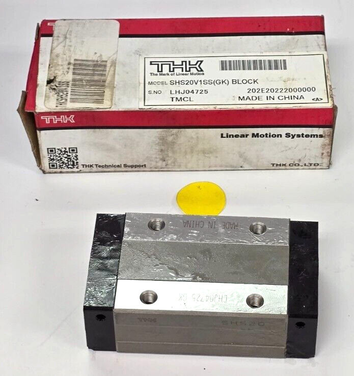 THK LINEAR GUIDE BLOCK SHS20V1SS(GK); BLOCK ONLY; H30MM X W44MM X L79MM; BOLT M5