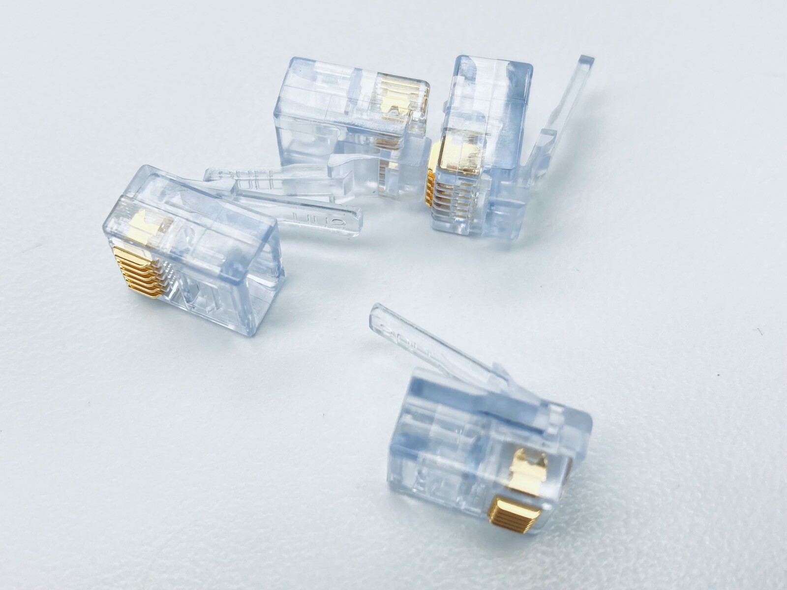PACK OF 500 UNUSED PLATINUM TOOLS 105005LT EZ-RJ12/11 LONG TAB CONNECTORS