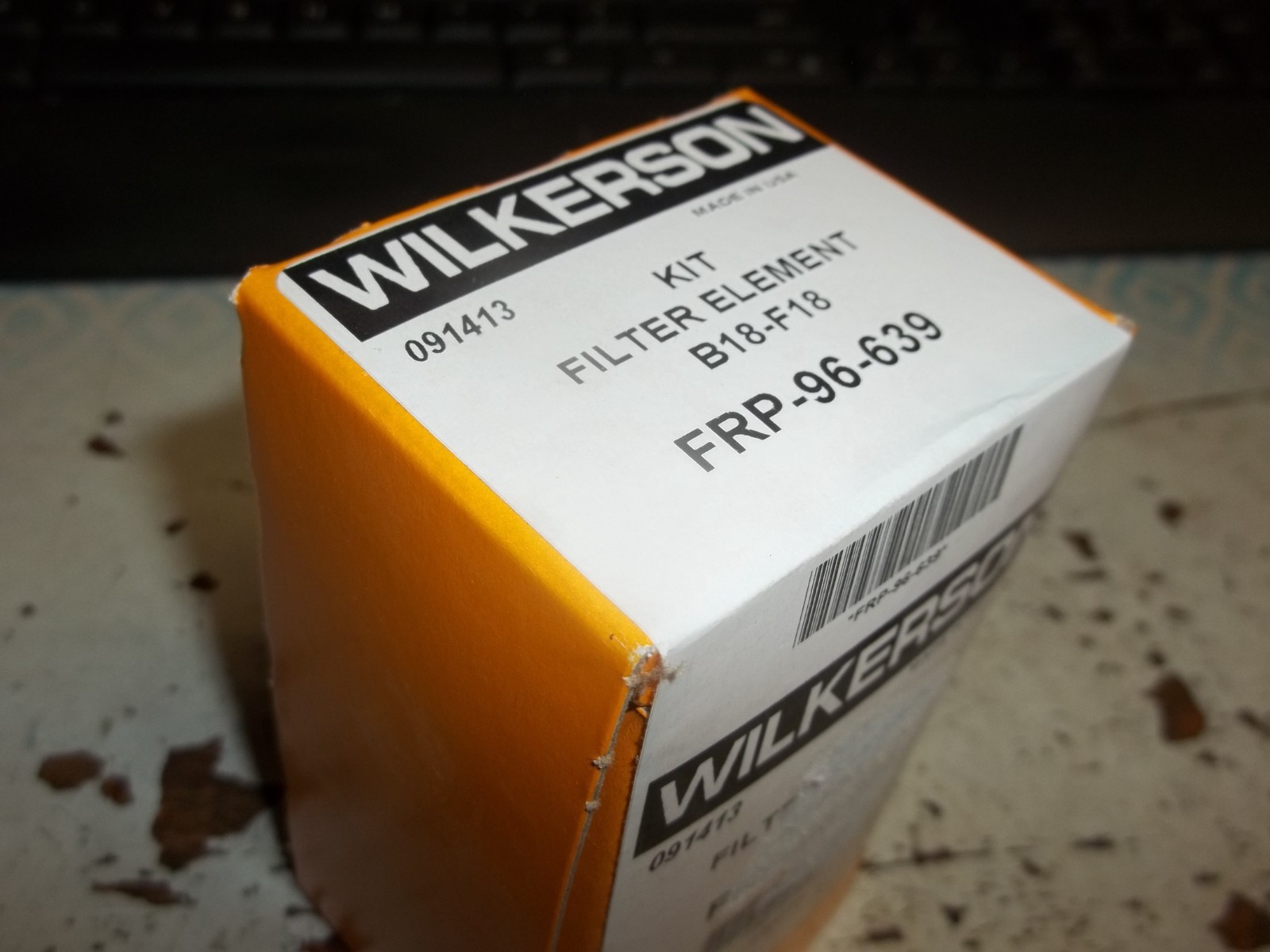 FACTORY SEALED WILKERSON FILTER ELEMENT KIT B18-F18 FRP-96-639 (BIN61)