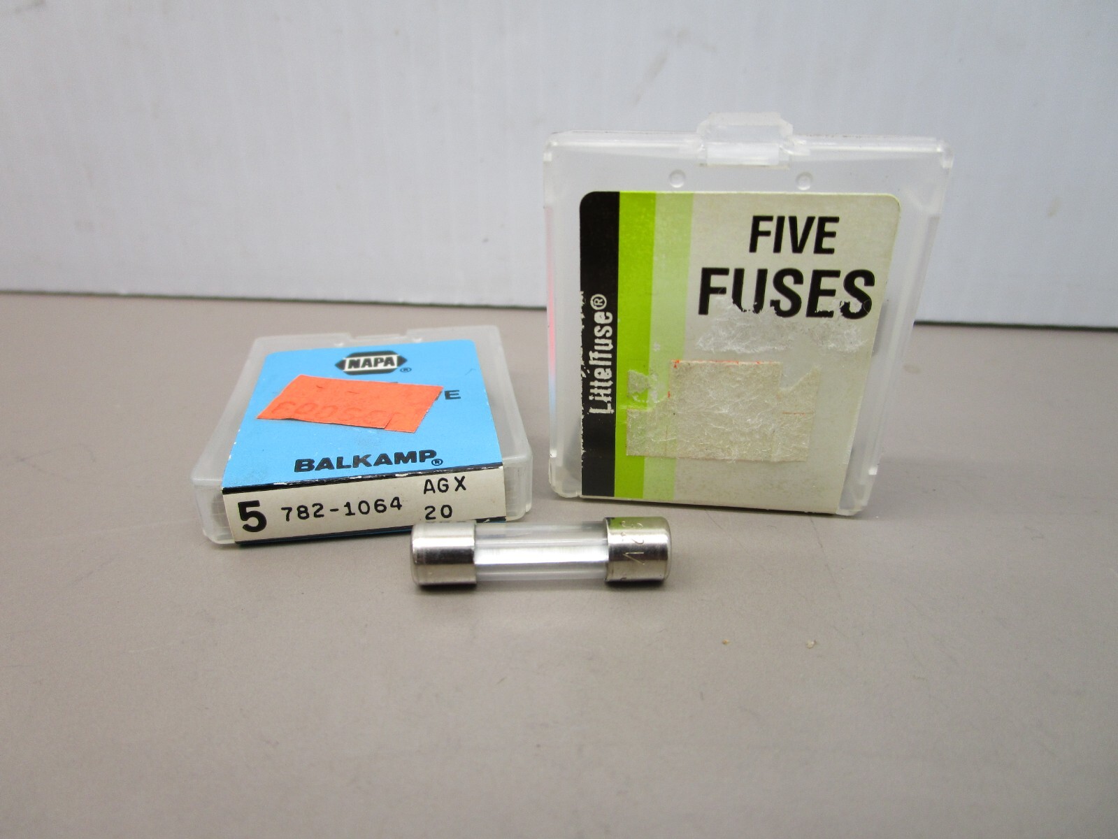 x10 Automotive Fuse Barrel Style AGX20 Fast Acting Glass 20 Amp Rating
