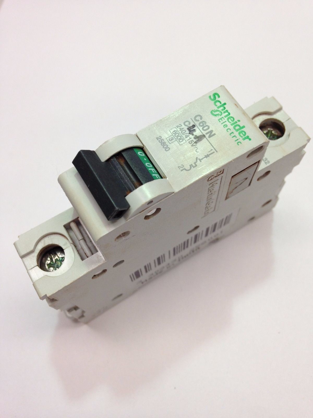 Schneider Electric 25800 Circuit Breaker C60N Single Pole 4A 6kA