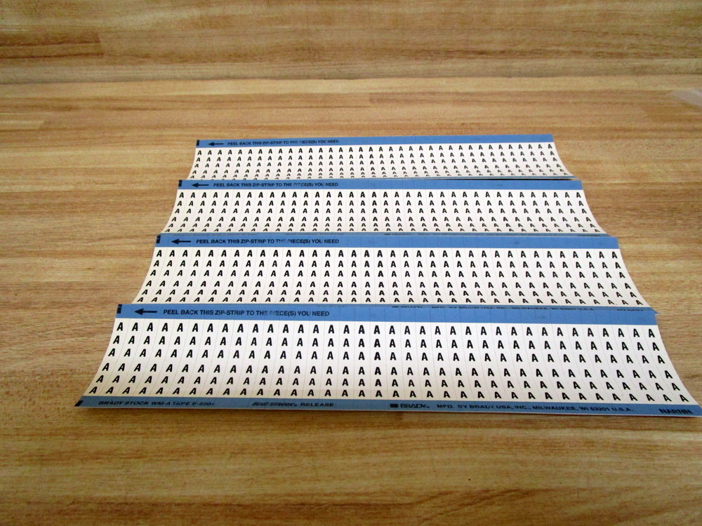 Brady WM-A-CAP Wire Markers 11100 (Pack of 4)