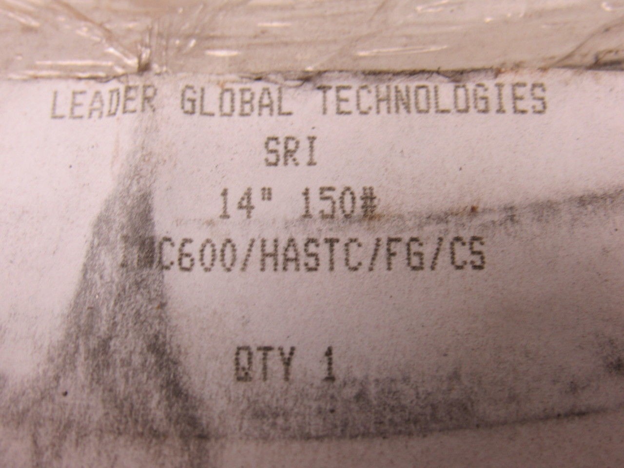 Leader INC600/HASTC/FG/CS 14″ #15 Spiral Wound Gasket Lot of 2
