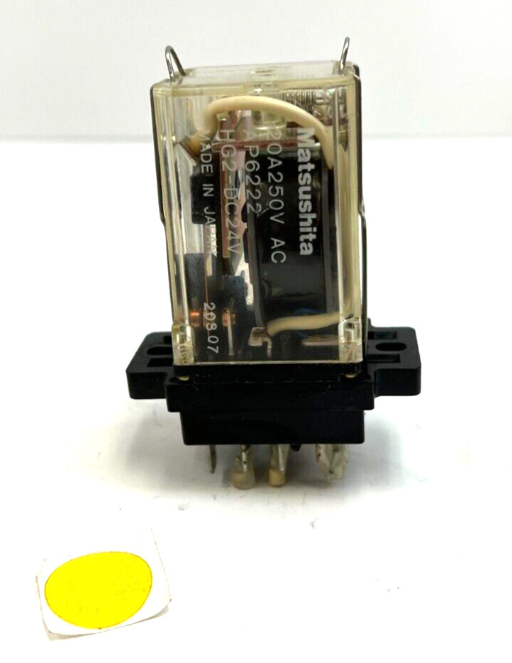 UNBRANDED HG2-DC24V POWER RELAY 20A 24VDC 8 PIN OAL 3-1/8″