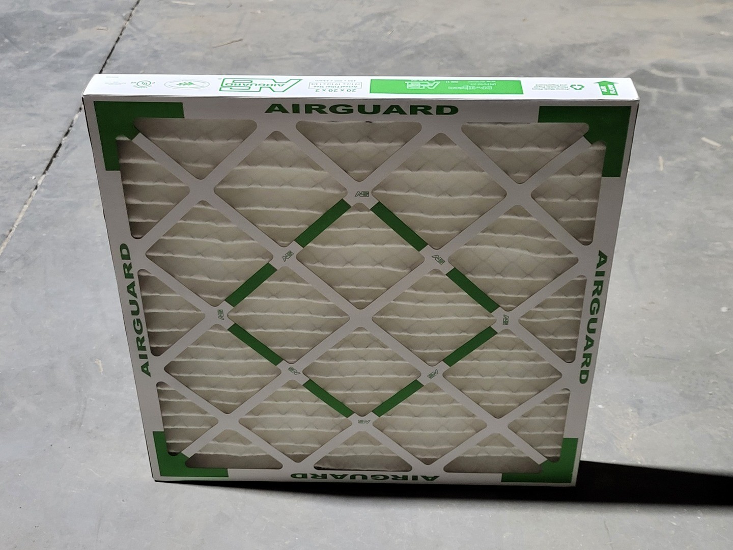 SURPLUS NEW AIRGUARD DP13-STD2-203 MERV 13 Extended Surface Pleated Filters