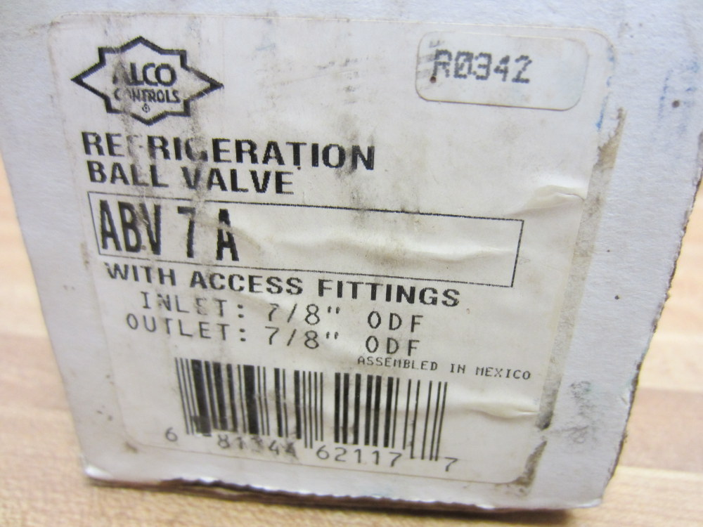 Alco ABV7A ABV 7 A ABV-7A Refrigeration Ball Valve