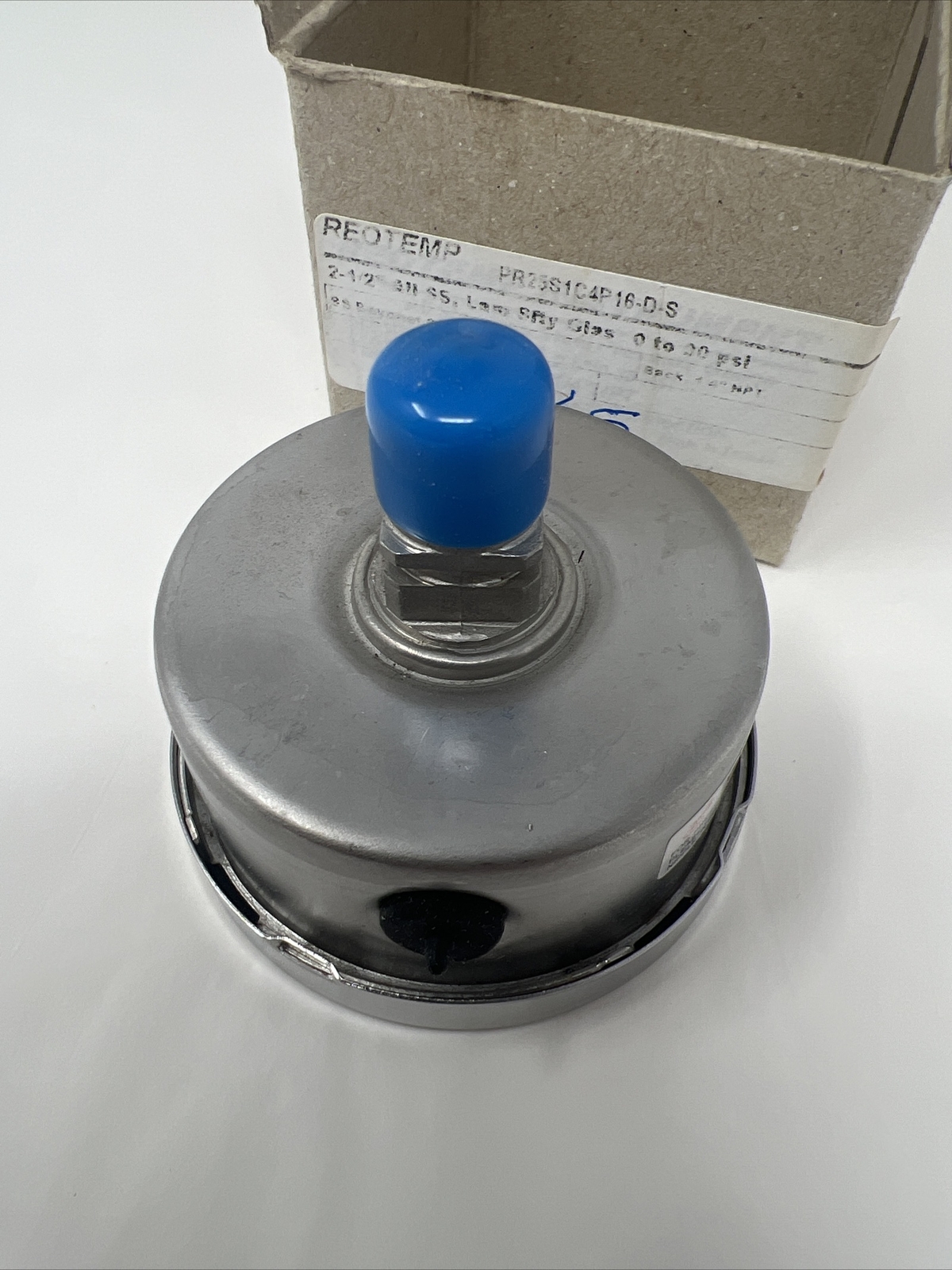 NEW REOTEMP AISI 316SS TUBE AND SOCKET 30 PSI PRESSURE GAUGE