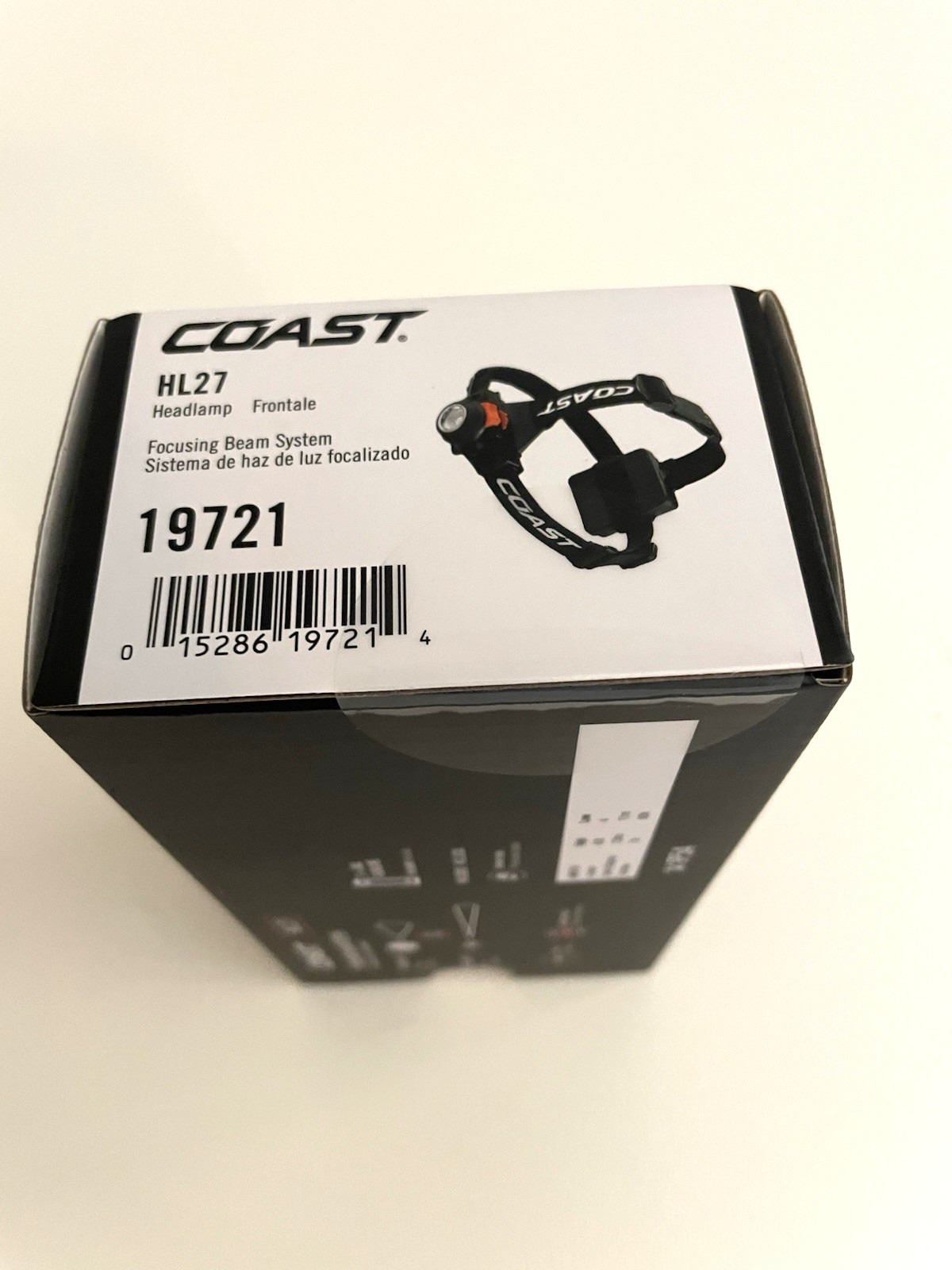 Coast HL27 Focusing LED Headlamp 420 Lumens IP54 AAA Batteries Sealed Box