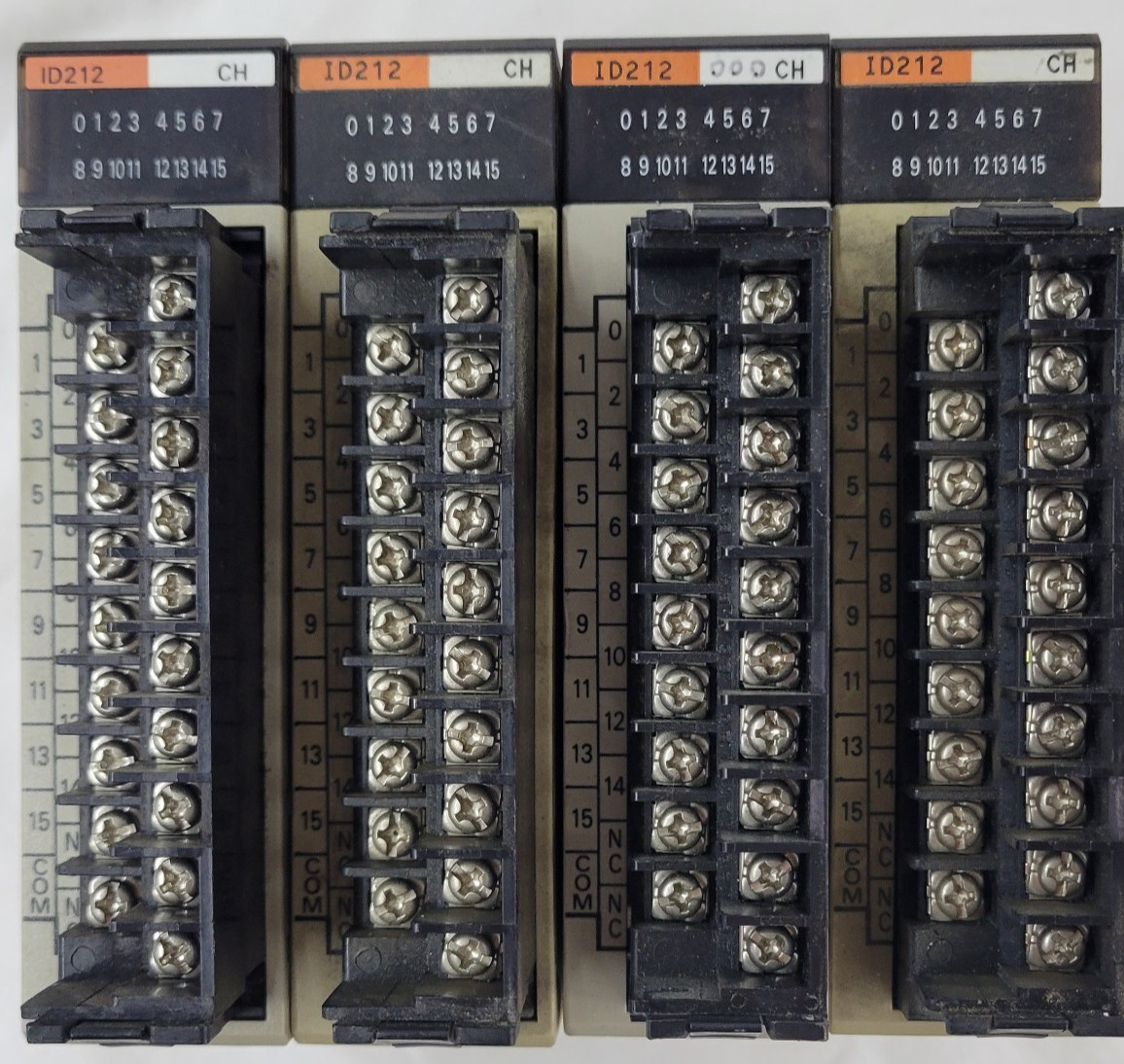 OMRON INPUT UNIT C200H-ID212 CH CNC LOT OF 4