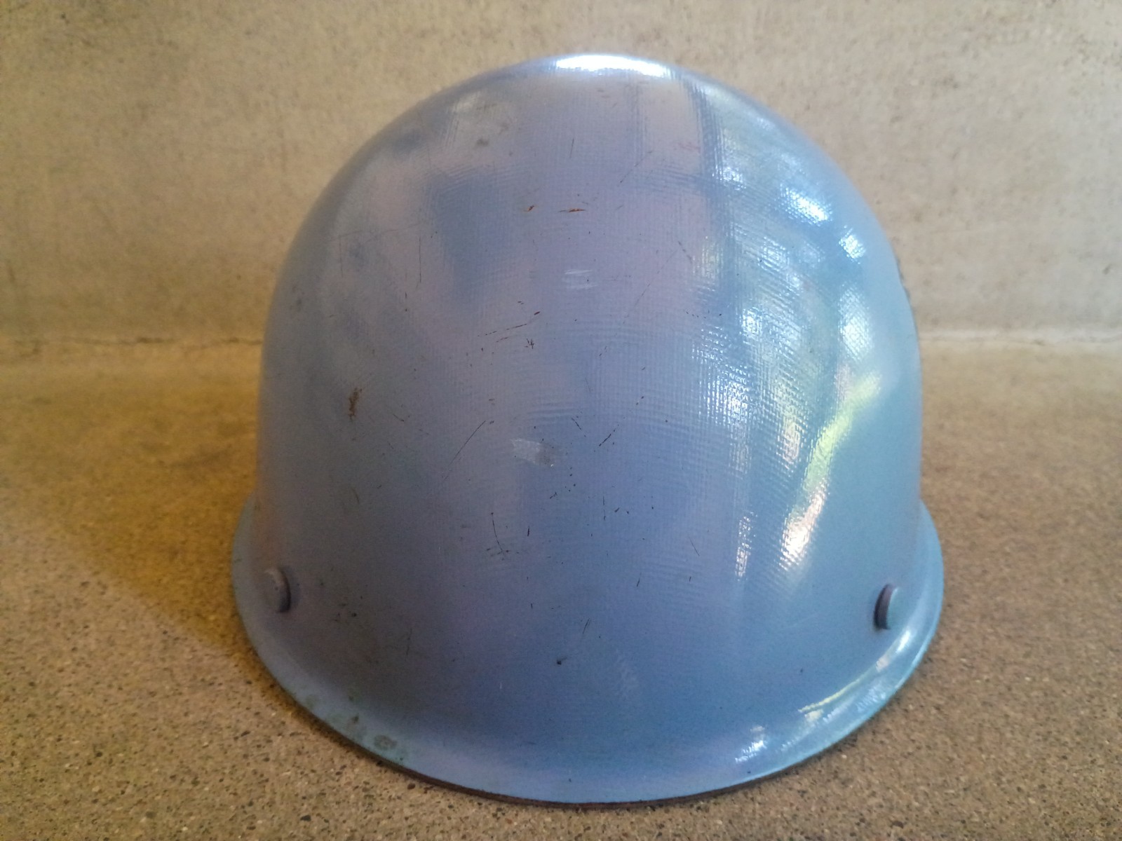 1960s MSA Skullgard Westinghouse industrial fiberglass safety hard hat