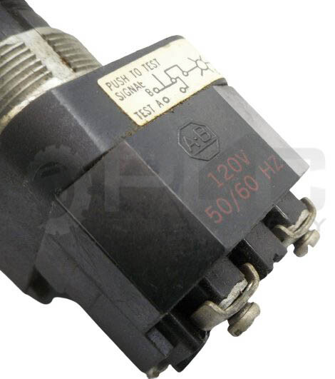 LOT OF 20 ALLEN BRADLEY 800T-PT16 /N PUSH TO TEST, 120V 50/60Hz *NO CONTACT BLK