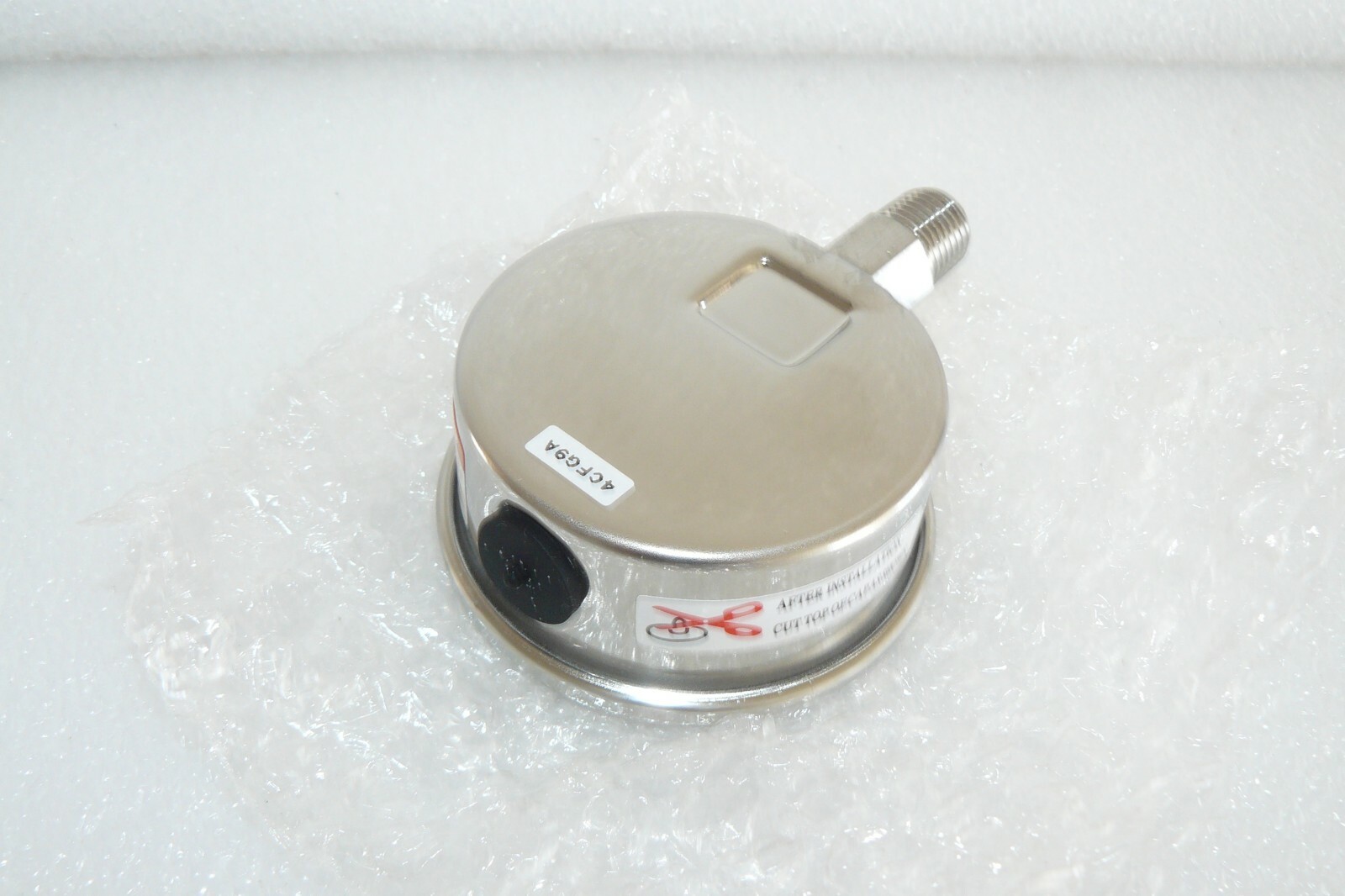 Grainger 4CFG9A Vacuum Gauge -30-0 In Hg Glycerin Filled 1/4″ NPT Stainless