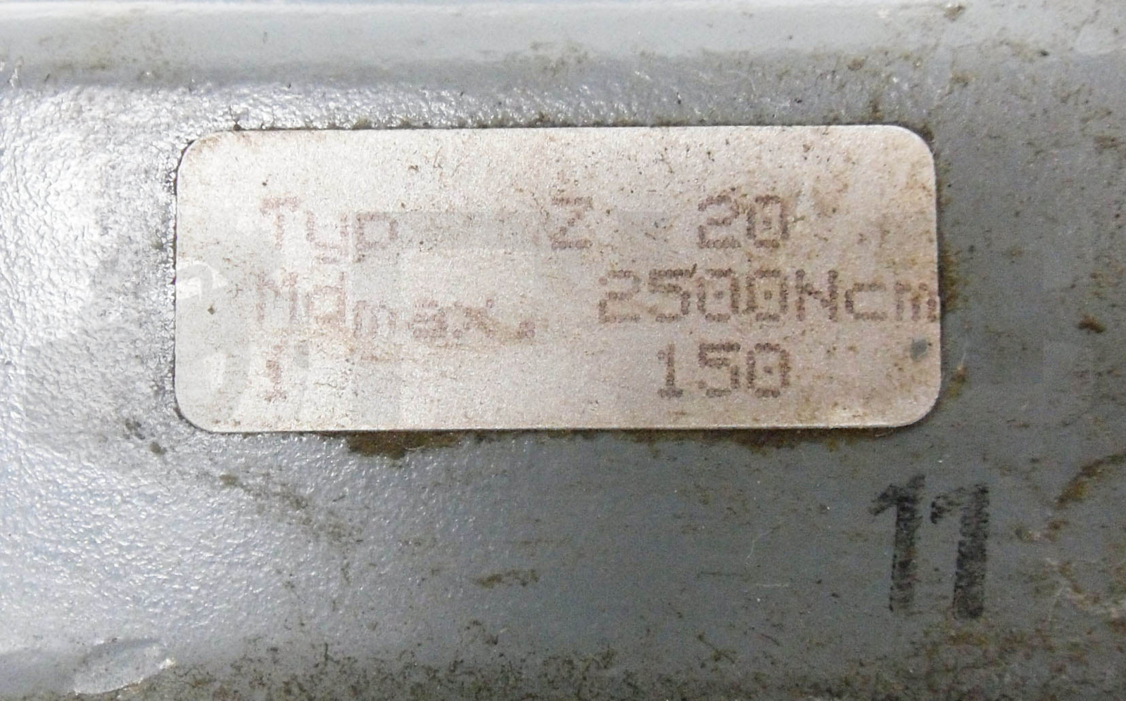 GROSCHOPP 7074880 WORM GEAR MOTOR **FOR PARTS NOT WORKING**