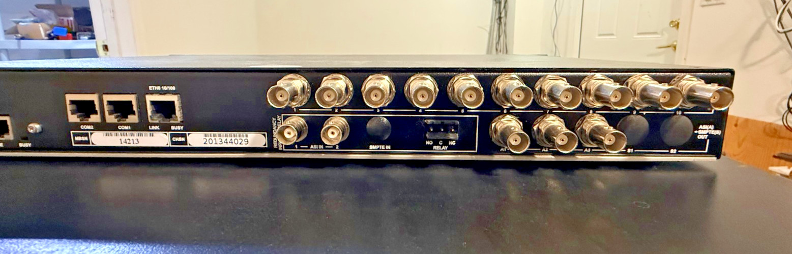 ADTEC DIGITAL DTA 3050 Digital 10 PORT ASI MULTIPLEXER