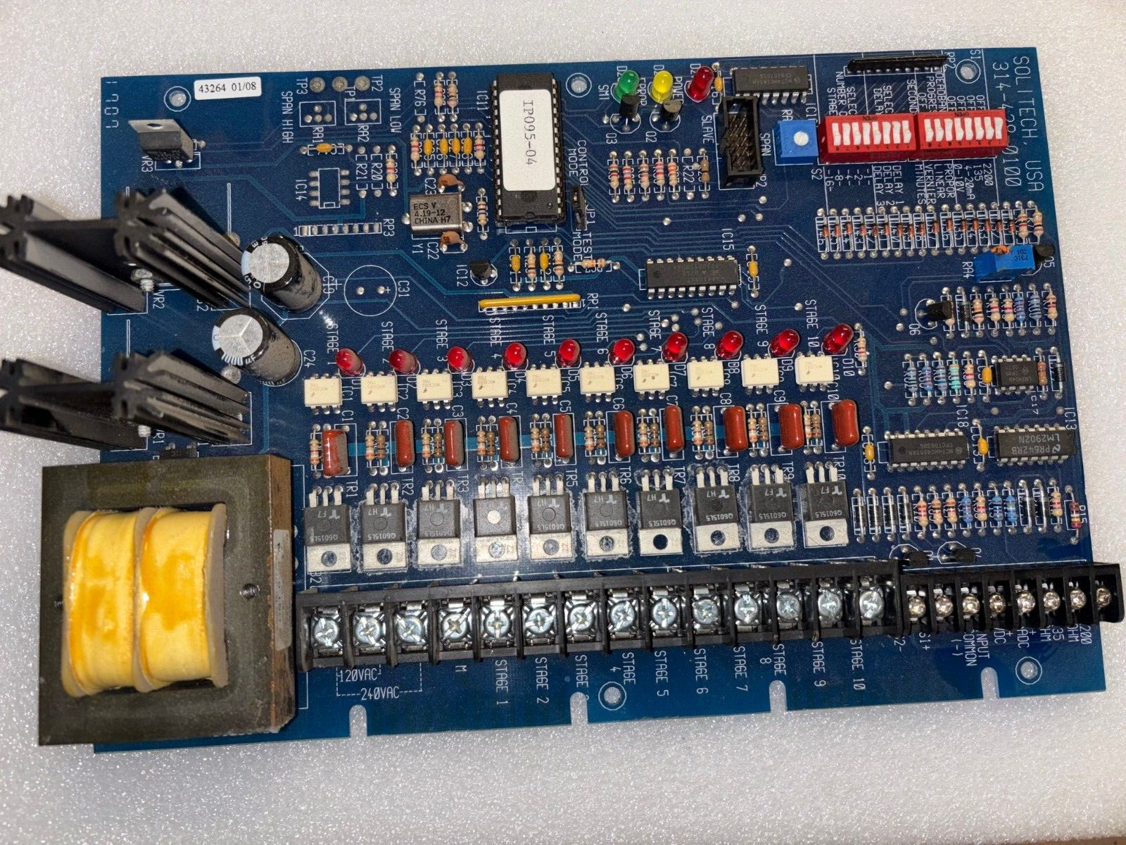 Solitech 314-428-0100 Control Circuit Board 120V/240V