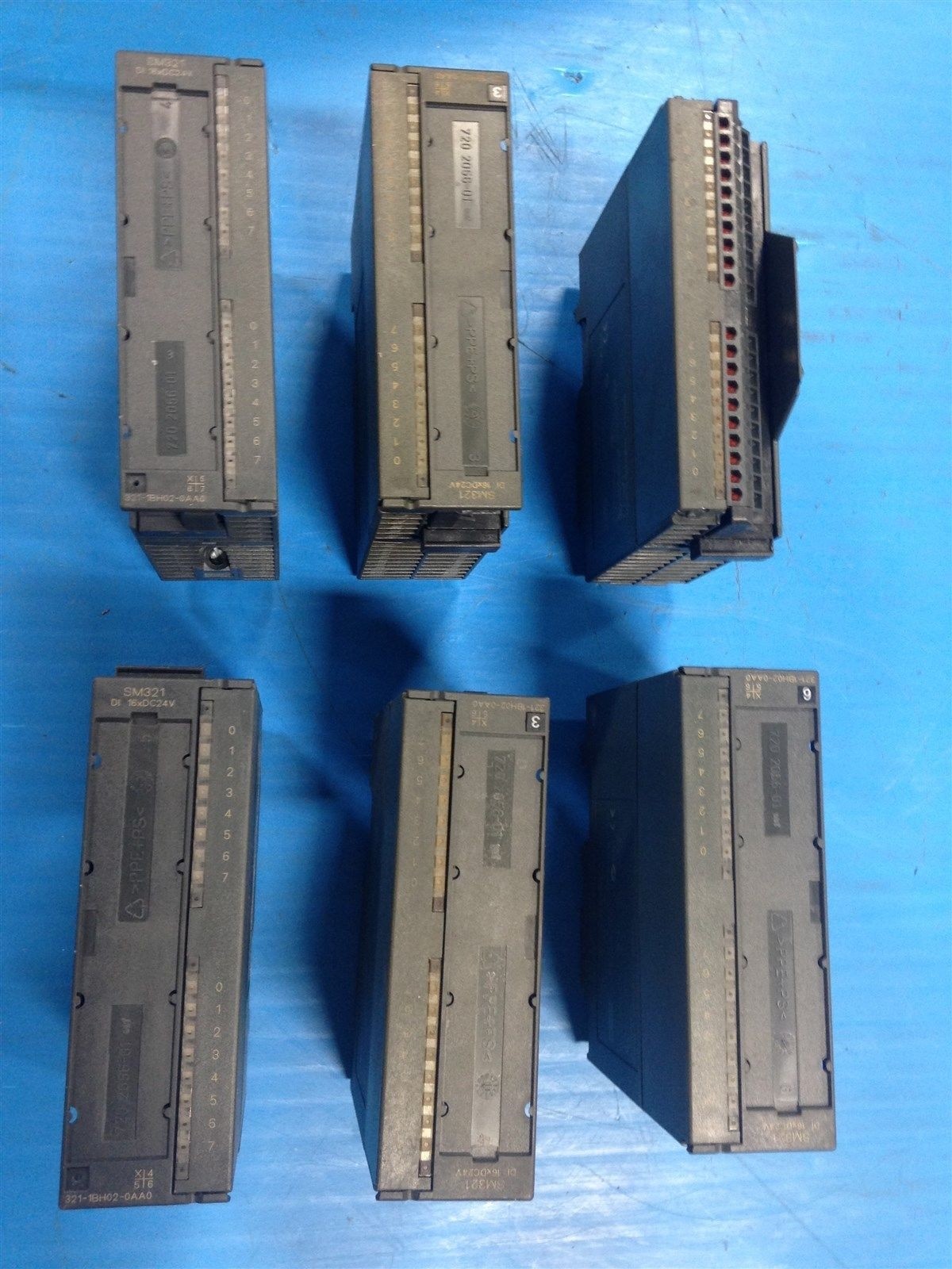 USED LOT OF 6 SIEMENS 6ES7 321-1BH02-0AA0 DAMAGED DURING REMOVAL (D5)