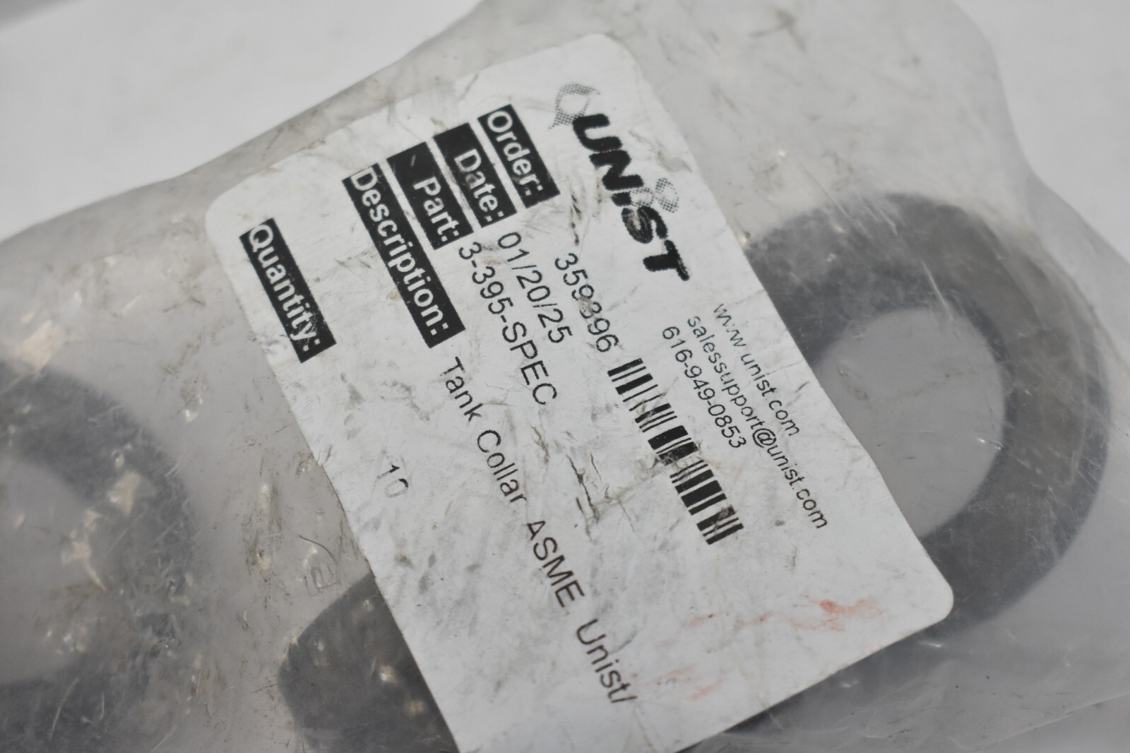 Lot of 10 Unist Tank Collars ASME 3-395-SPEC Replacements Cylinders Set