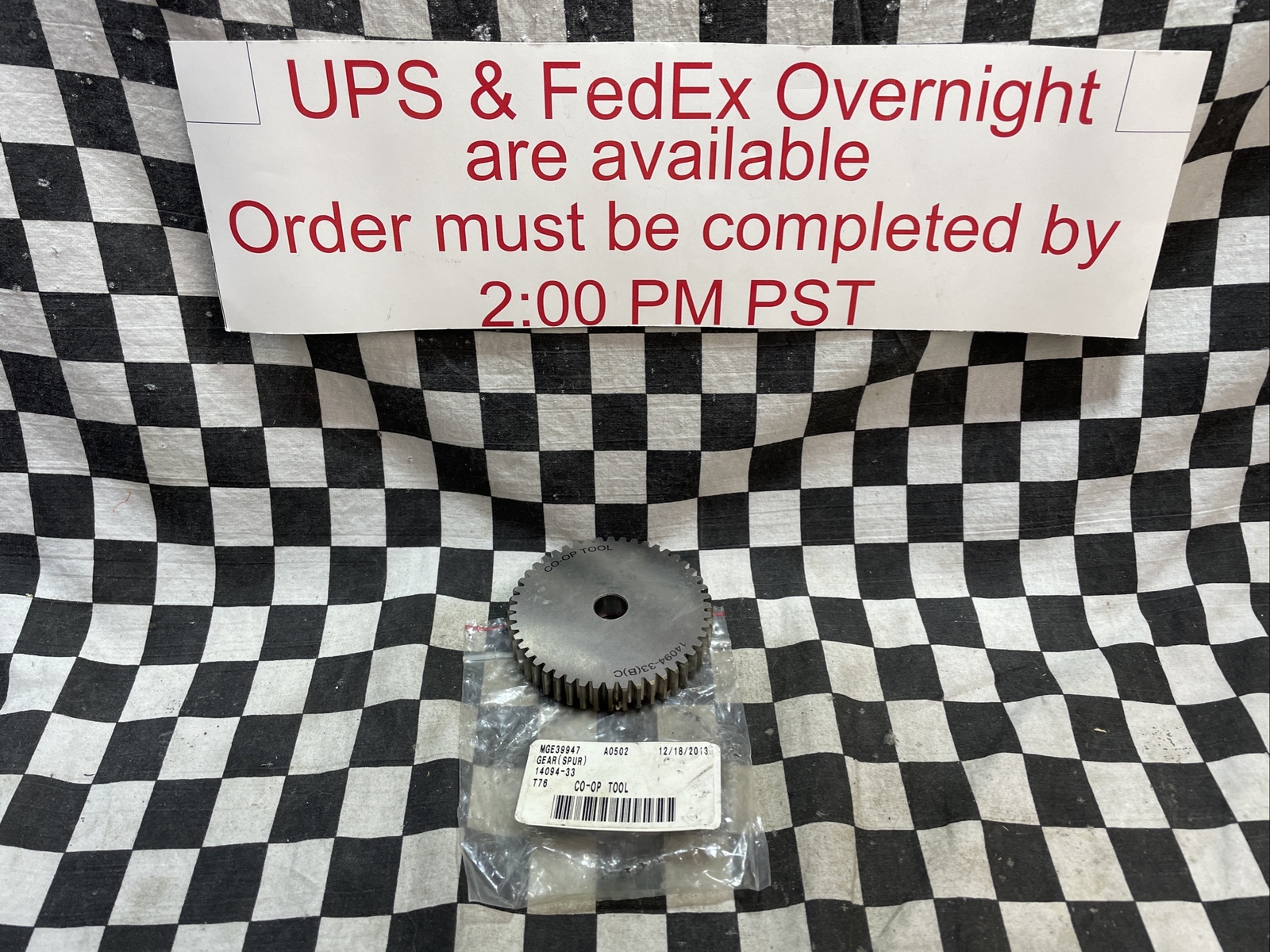 CO-OP TOOL MGE39947, 14094-33, 1409433, 14094-33(B)C, GEAR(SPUR) SHIPSAMEDAY