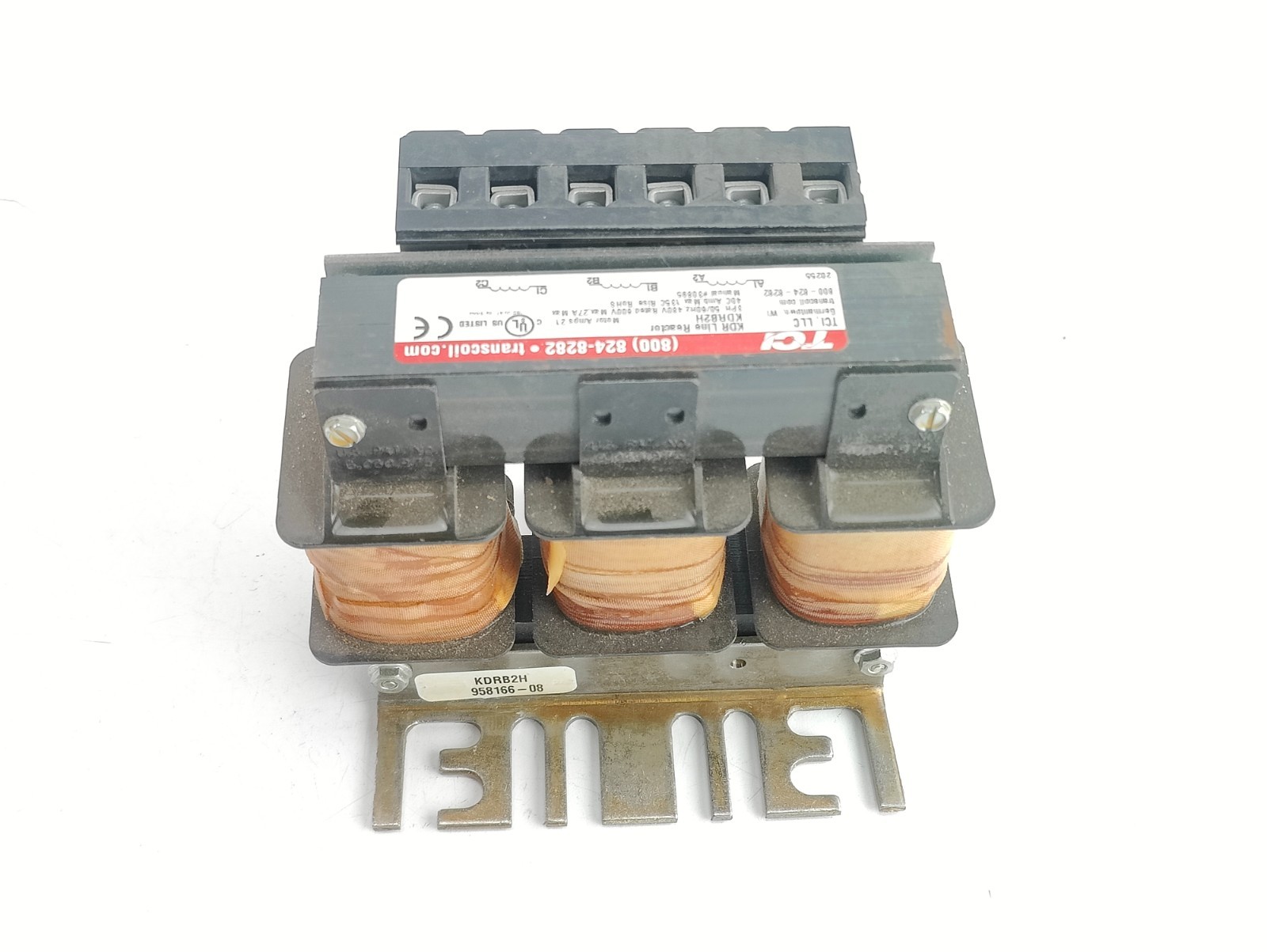 TCI TRANS-COIL KDRB2H KDR DRIVE REACTOR 3-PHASE 27A MAX