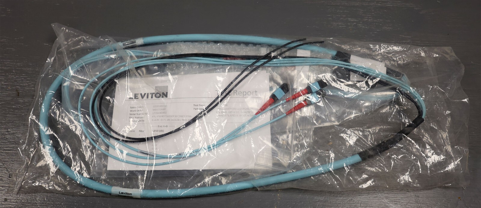 Leviton FTU-FW4072JJ010F36C36CY-YYBS OPT-X Unity Ultra-Low Trunk Cable New