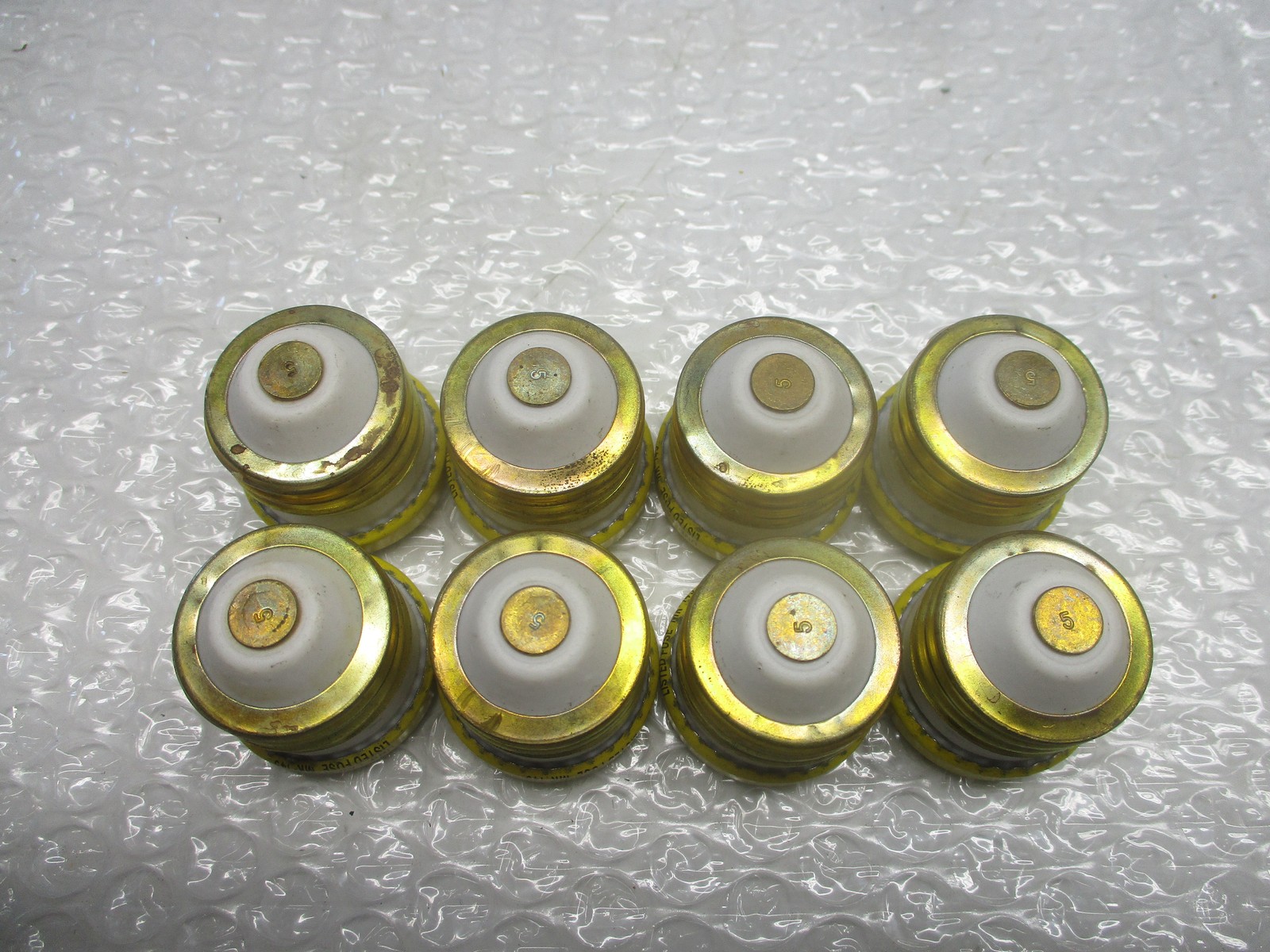 BUSSMANN TYPE W 5AMP FUSE LOT OF 8 NSNP