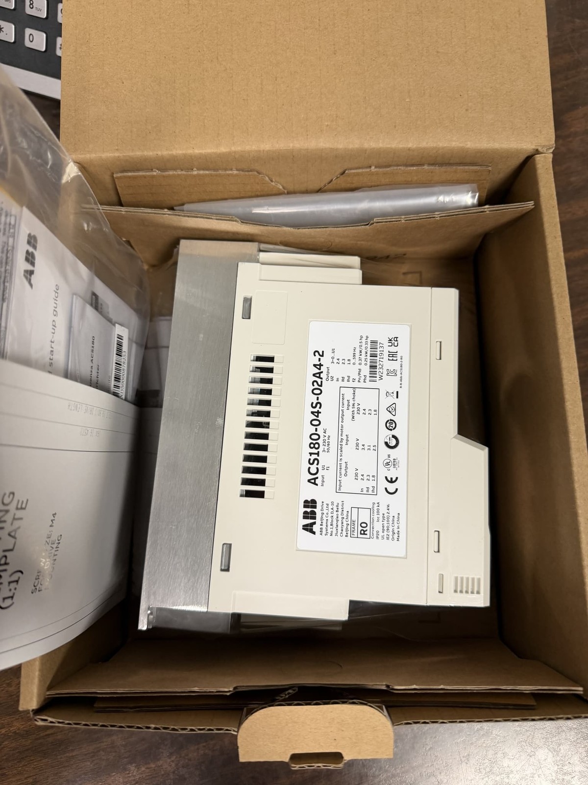 ABB – ACS180-04S-02A4-2 – OPEN BOX