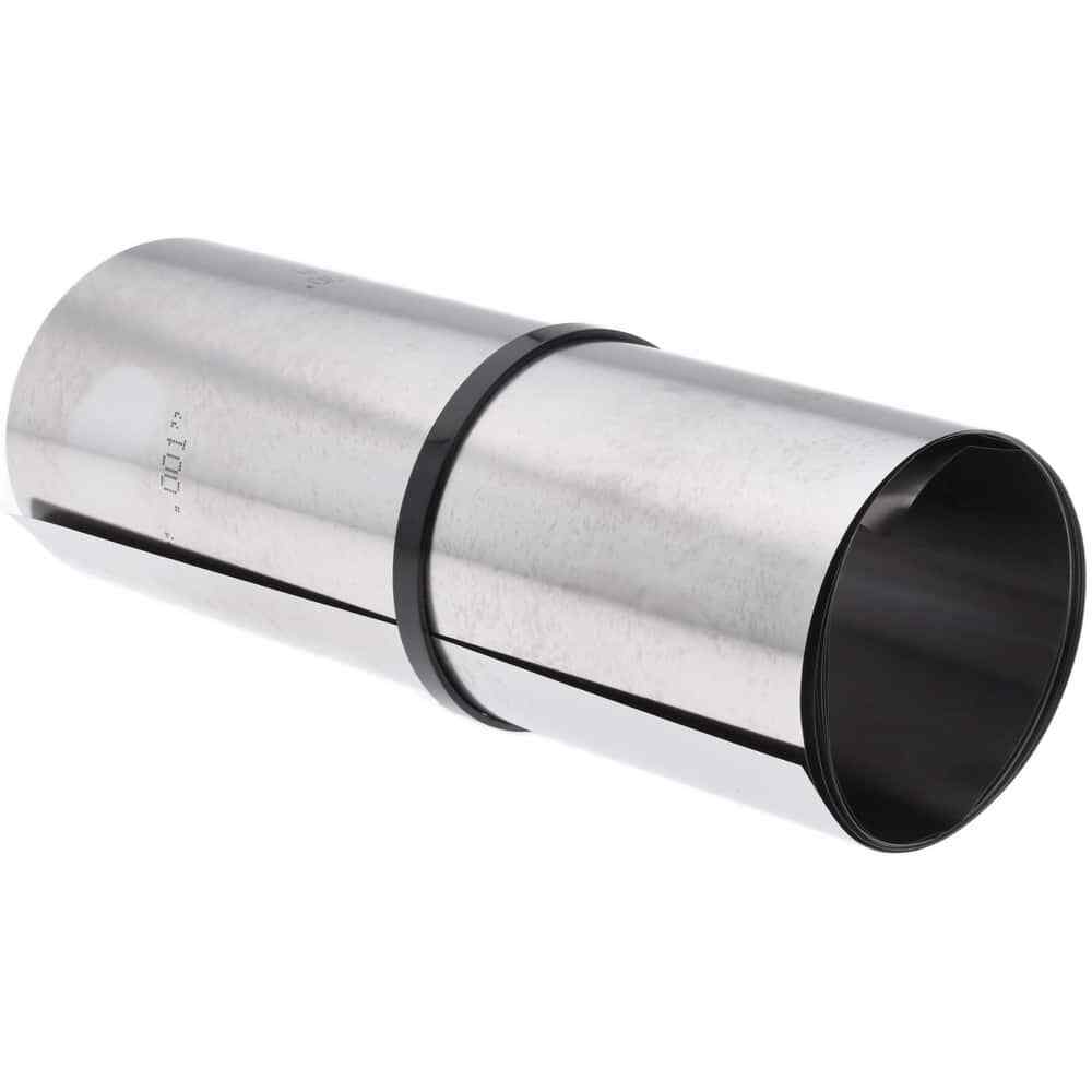 Shim Stock: 0.001” Thick, 100” Long, 6″ Wide, 1010 Low Carbon Steel