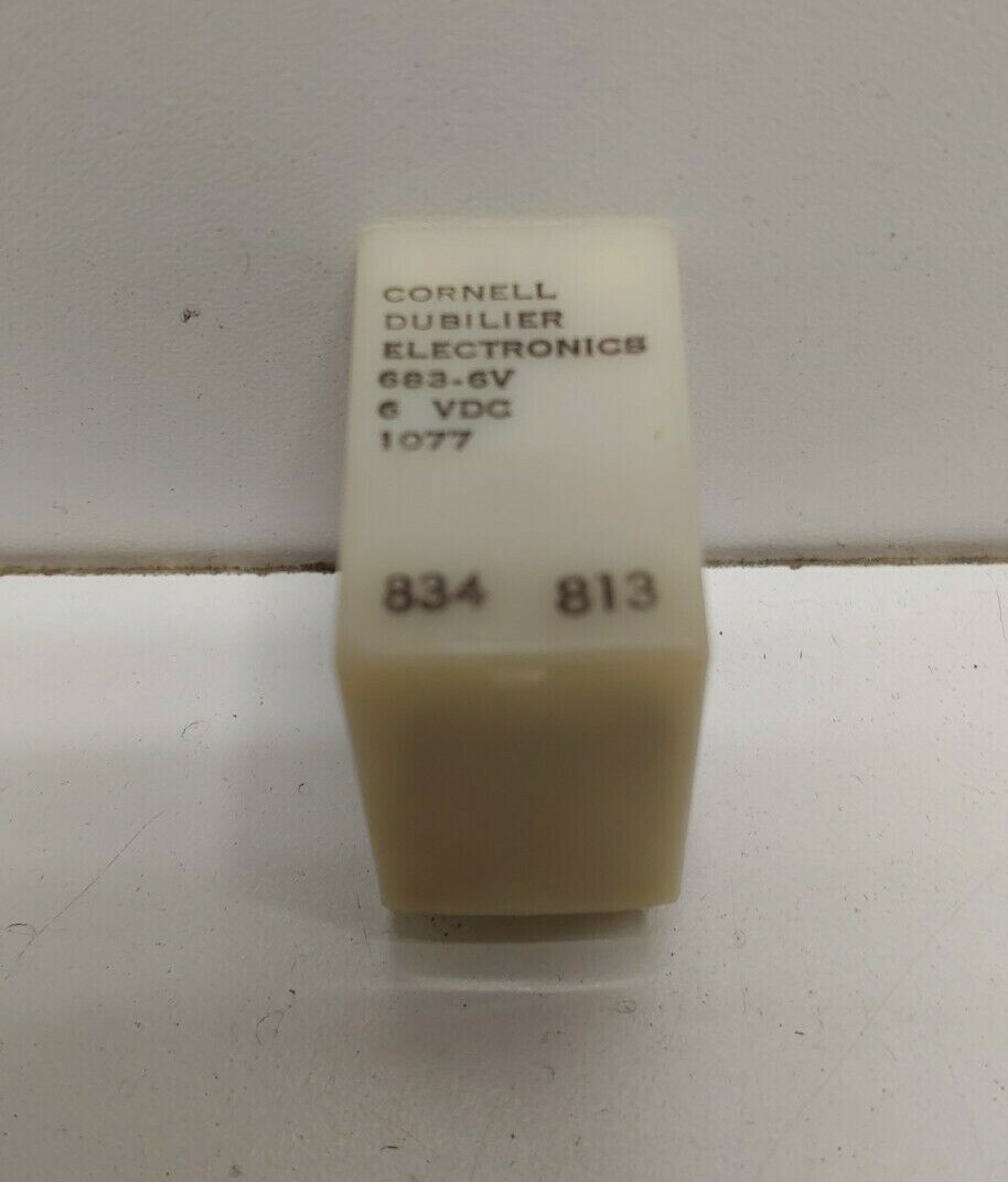 NEW! MIL-SPEC CORNELL DUBILIER 120V 2A 6V RELAY 5945-01-082-0092 683-6V