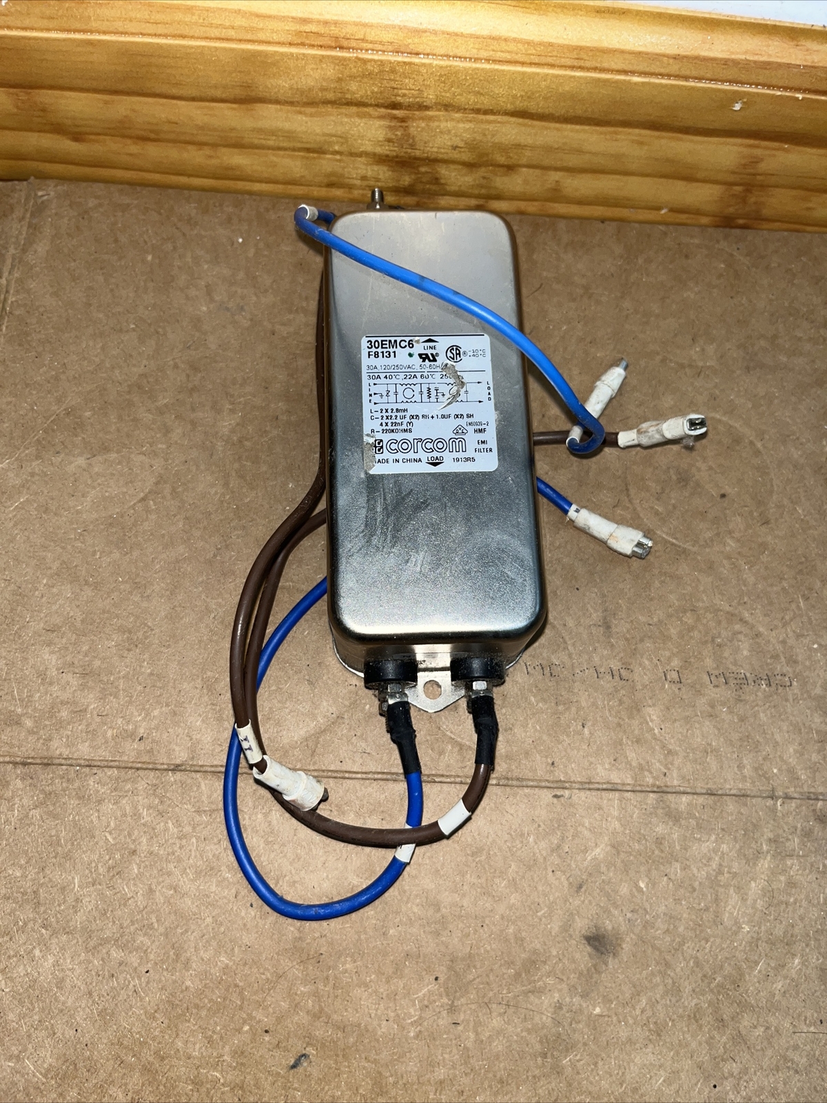 30EMC6 Corcom Power Line Filter