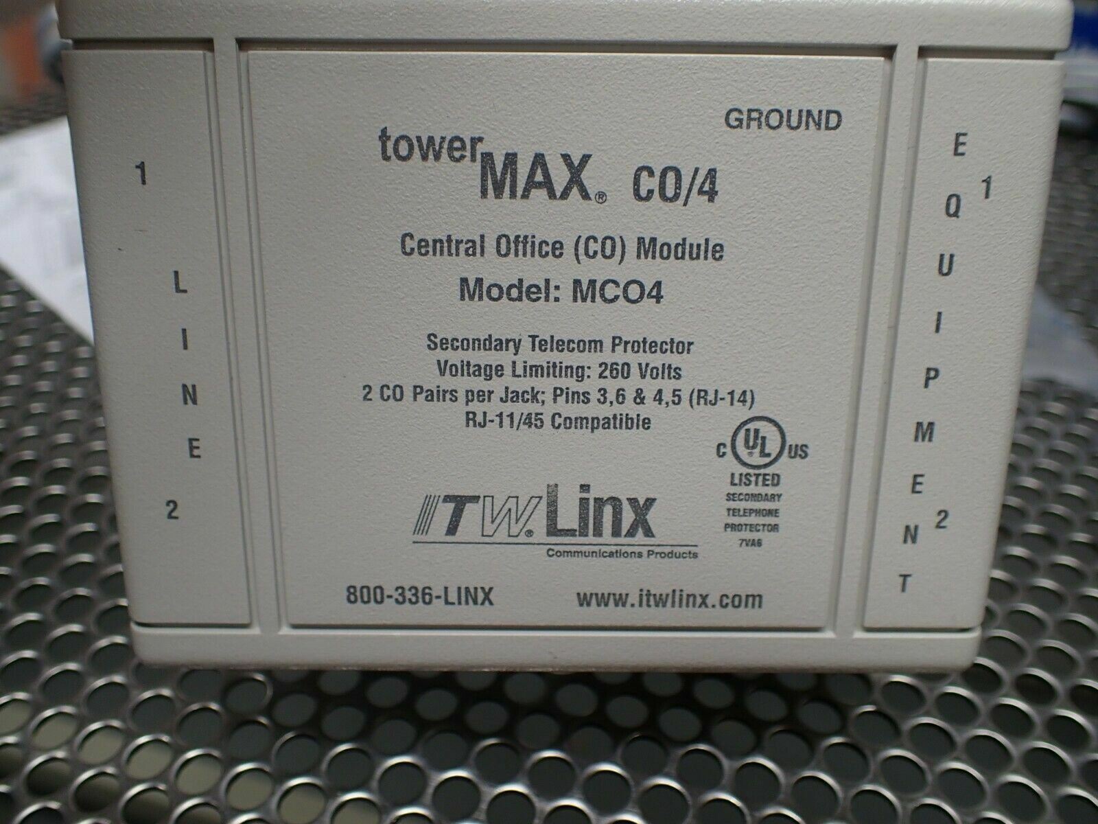 Key Systems Tower Max C0/4 Signal Line Protection Module MC04 New Old Stock