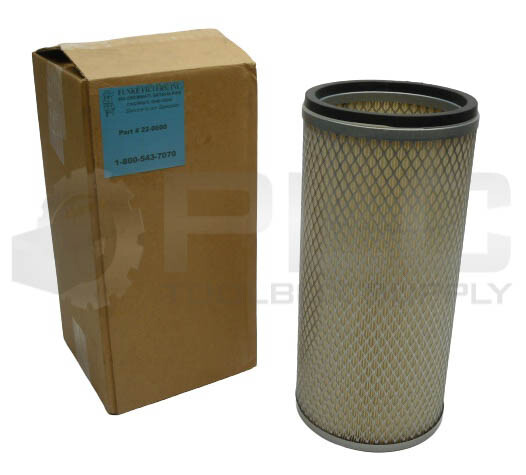NEW FUNKE FILTER 22-0600 REPLACEMENT FILTER OD: 5-15/16″ ID: 4-13/16″ L: 12-1/4″