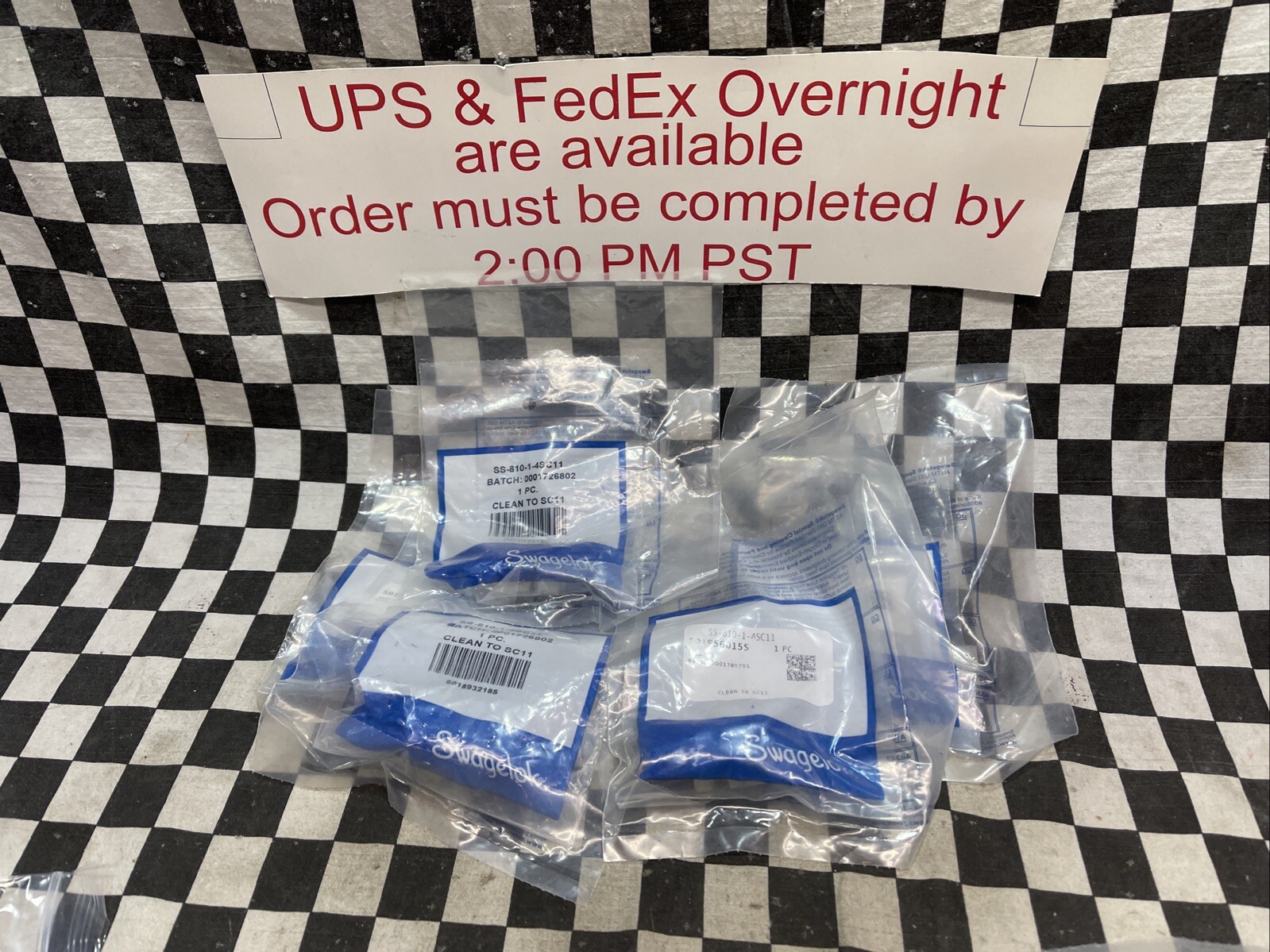 SWAGELOK Male Connector 1/2″ T, SS-4SS-810-1-4SC11, SS81014SC11, LOT OF 5#1649F1