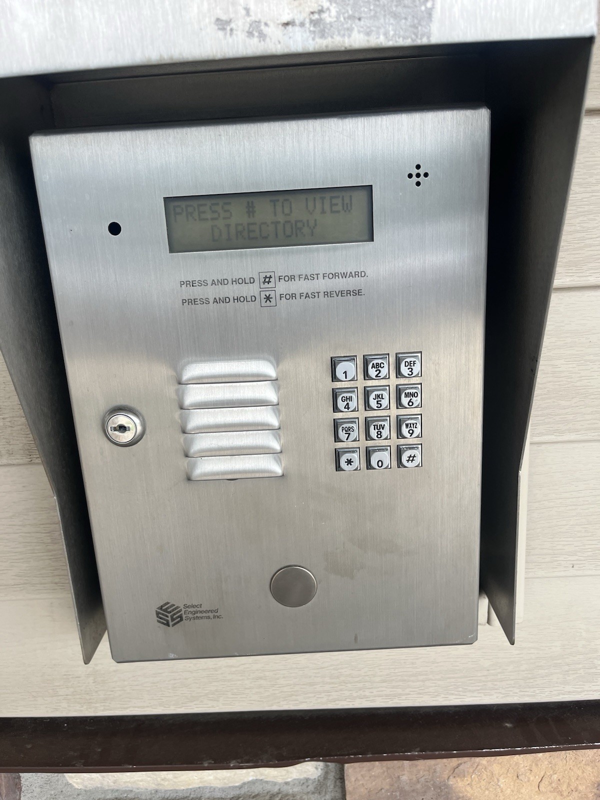 Used -SELECT ENGINEERED SYSTEM SES TEC1 TELEPHONE ENTRY CONTROL T1HF50