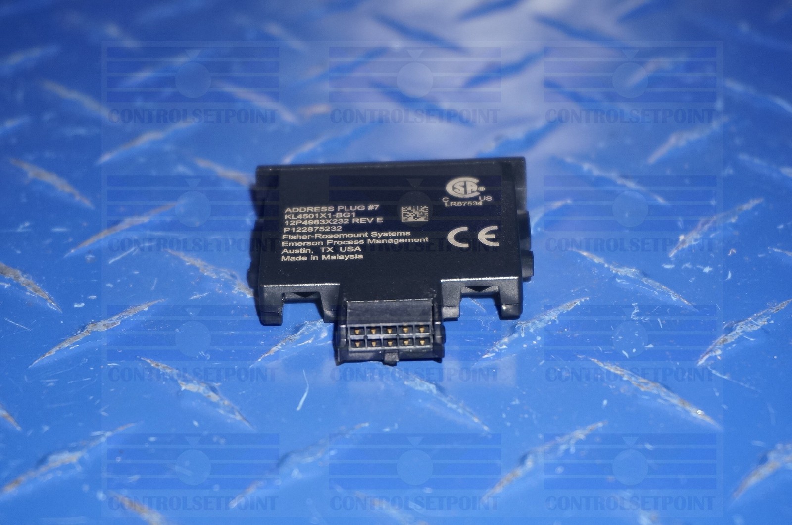 EMERSON DELTAV KL4501X1-BG1 ADDRESS PLUG #7 KL4501X1BG1 12P4983