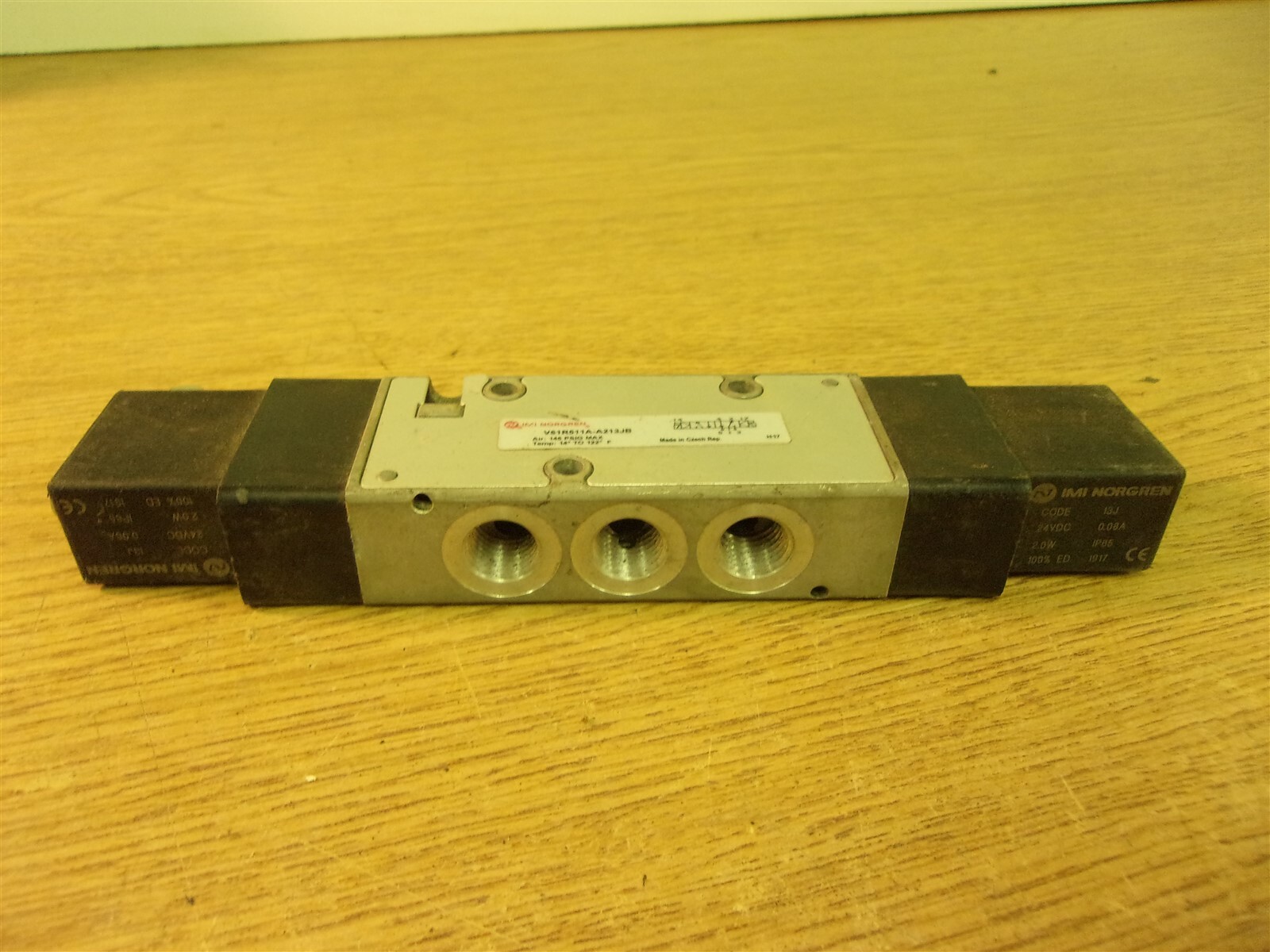 IMI Norgren V61R511A-A213JB 24VDC 145 Psig Max Solenoid Valve *FREE SHIPPING*