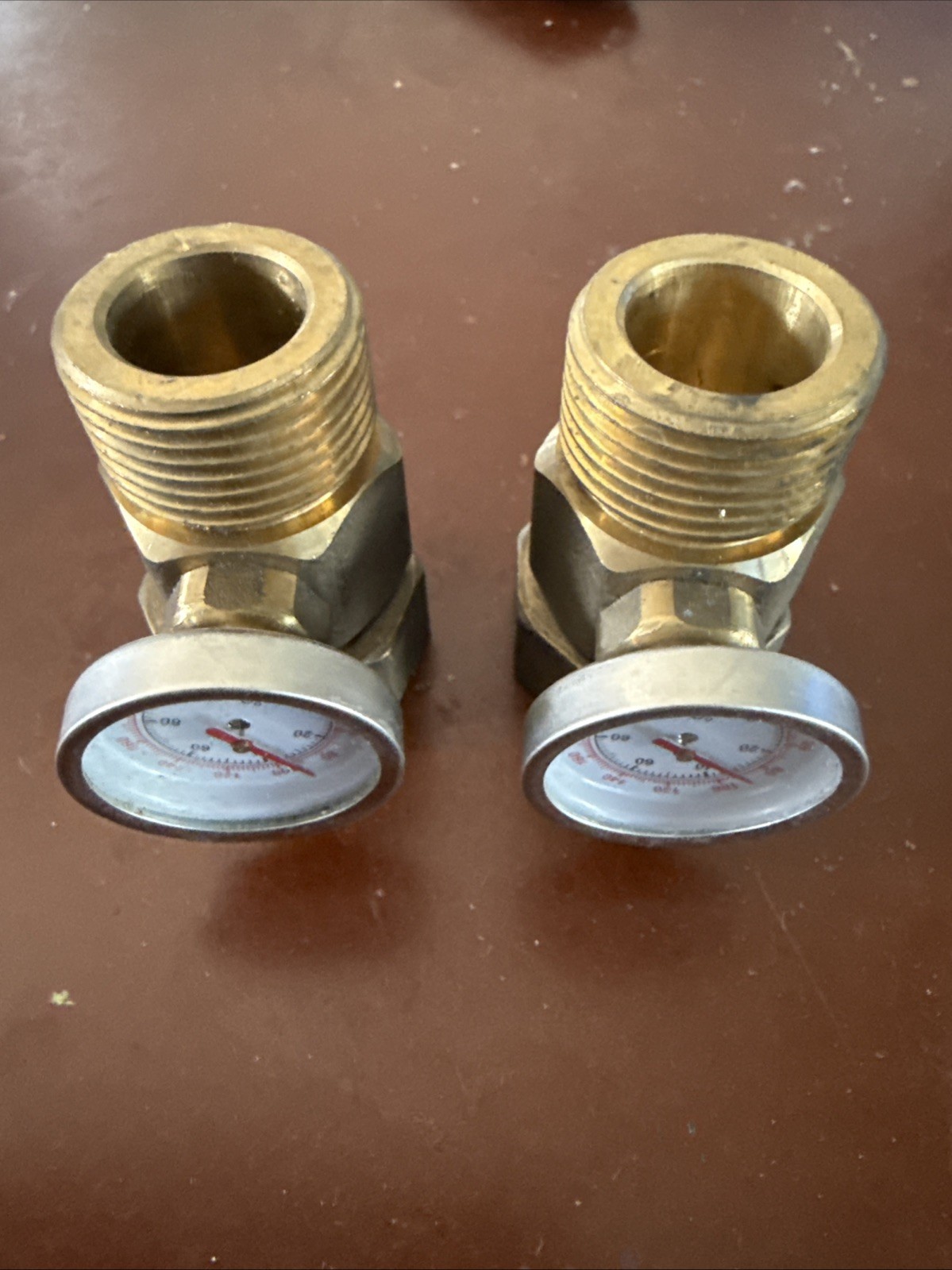 1” Outlet Adapter, Union and Temp Gauge