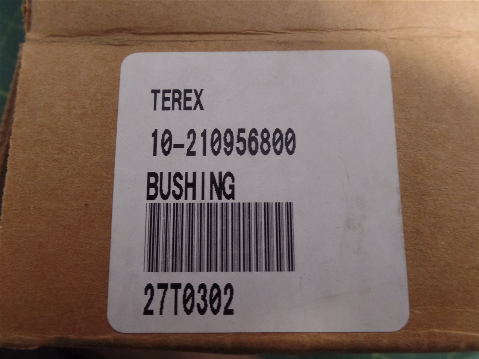 GENUINE TEREX 10-210956822 BUSHING ASSEMBLY, TROJAN O&K 10210956822, N.O.S