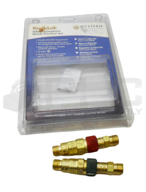NEW WESTERN ENTERPRISES QDB50 KWIKLOK HOSE TO HOSE SET