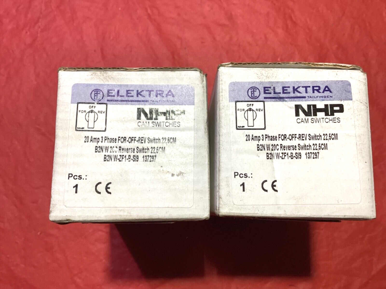 NHP B2NW-ZF1-B-S19 Reverse Switch (137297) (Two switches for this price)