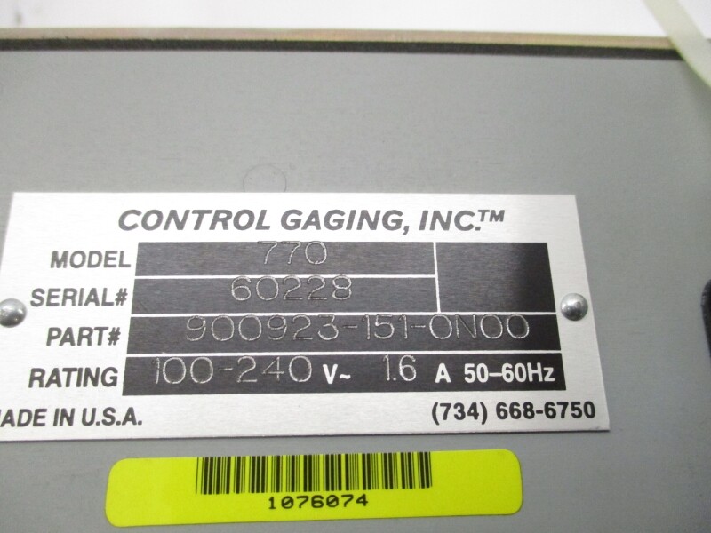 CGI 900923-151-0N00 770 100-240V 1.6A UNMP