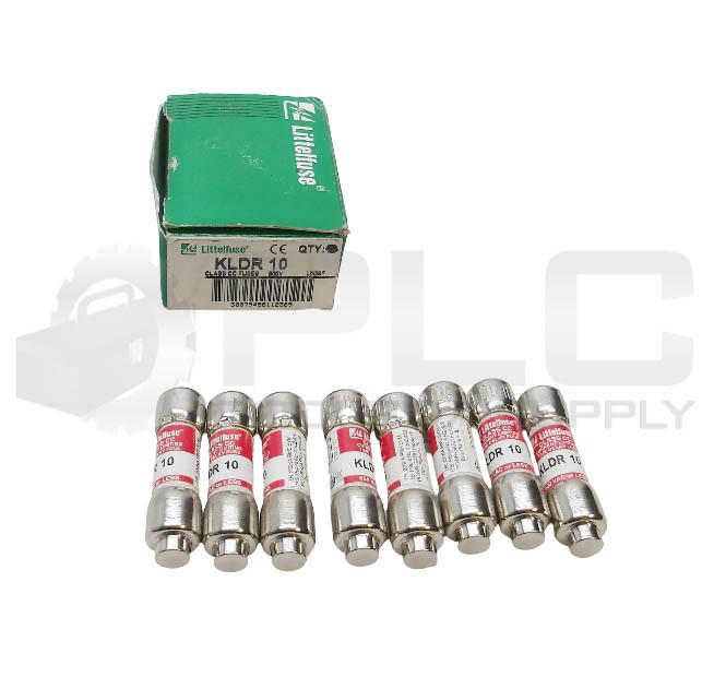 NEW BOX OF 8 LITTELFUSE KLDR 10 CURRENT LIMITING FUSE 10A 600V *READ*